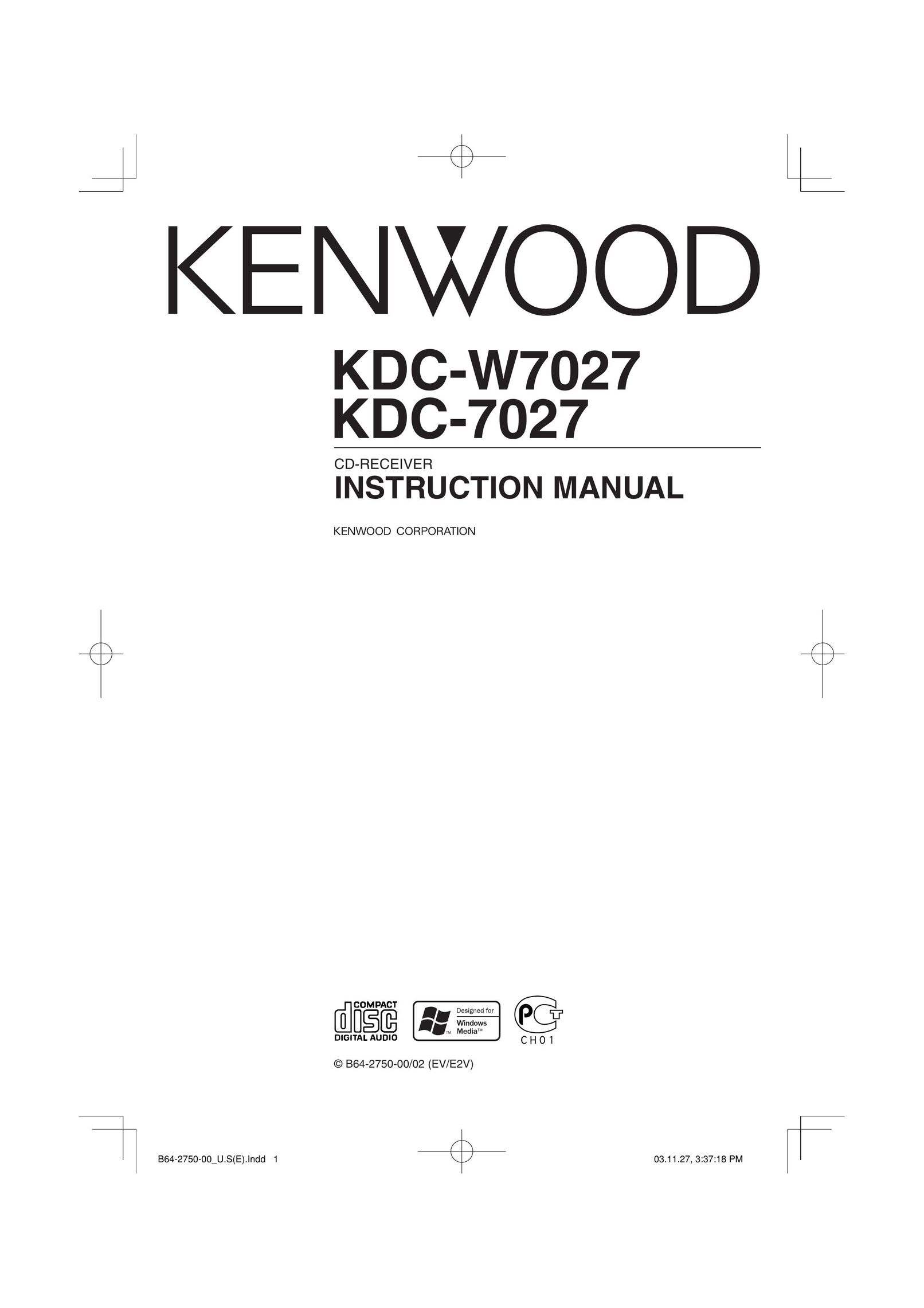 Disc Makers KDC-7027 Car Stereo System User Manual