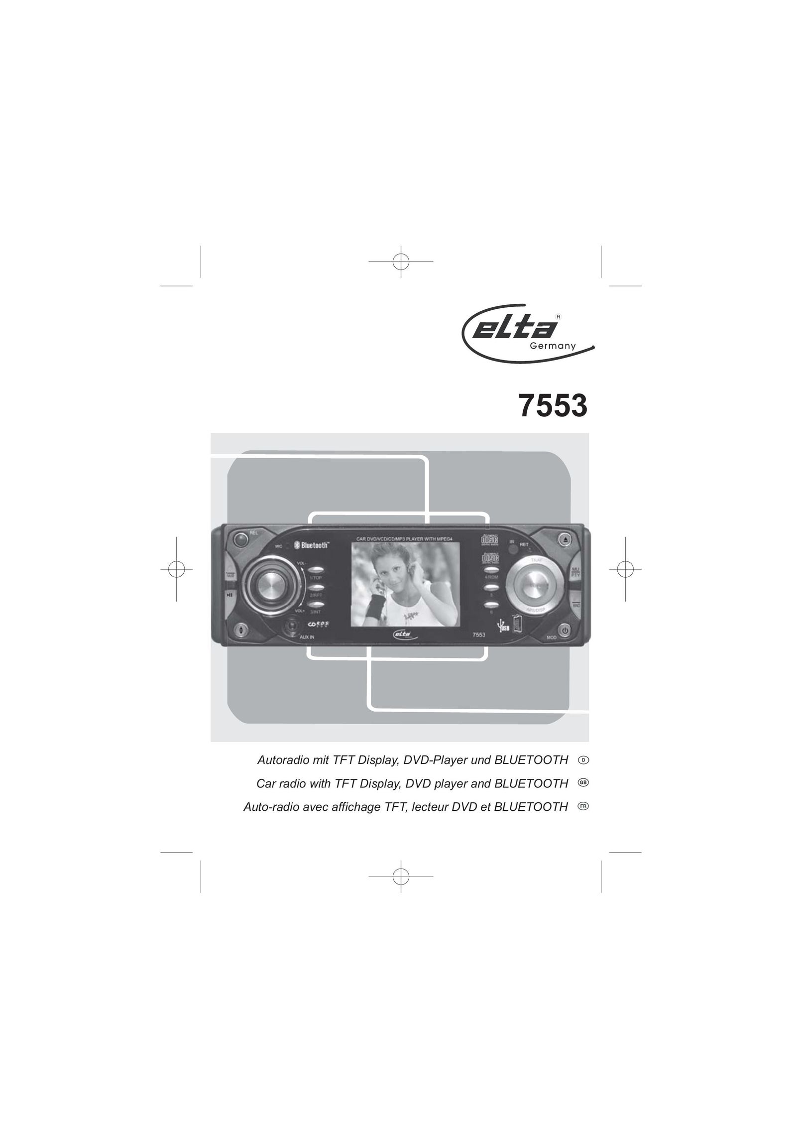 Elta 7553 Car Stereo System User Manual