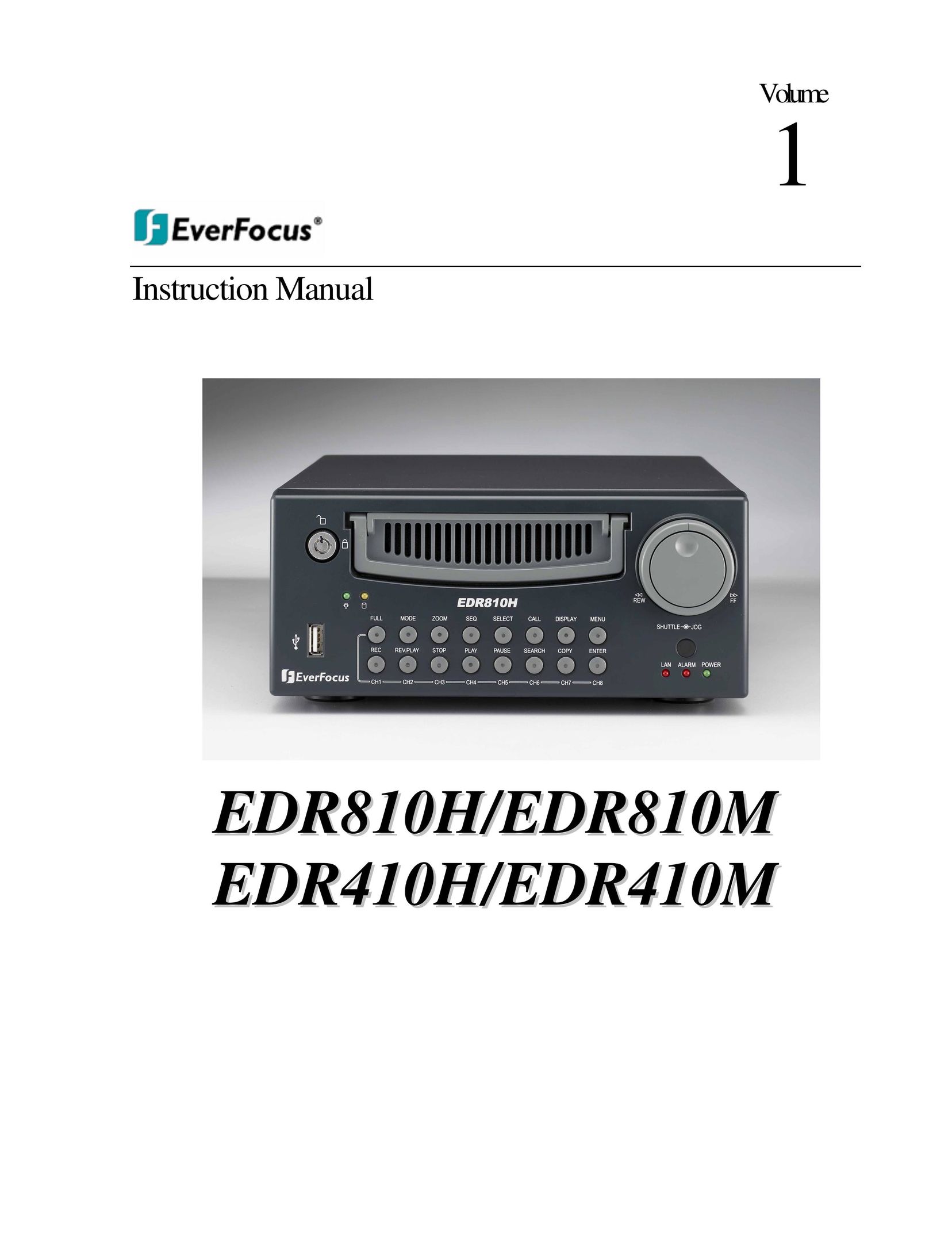 EverFocus EDR410M Car Stereo System User Manual