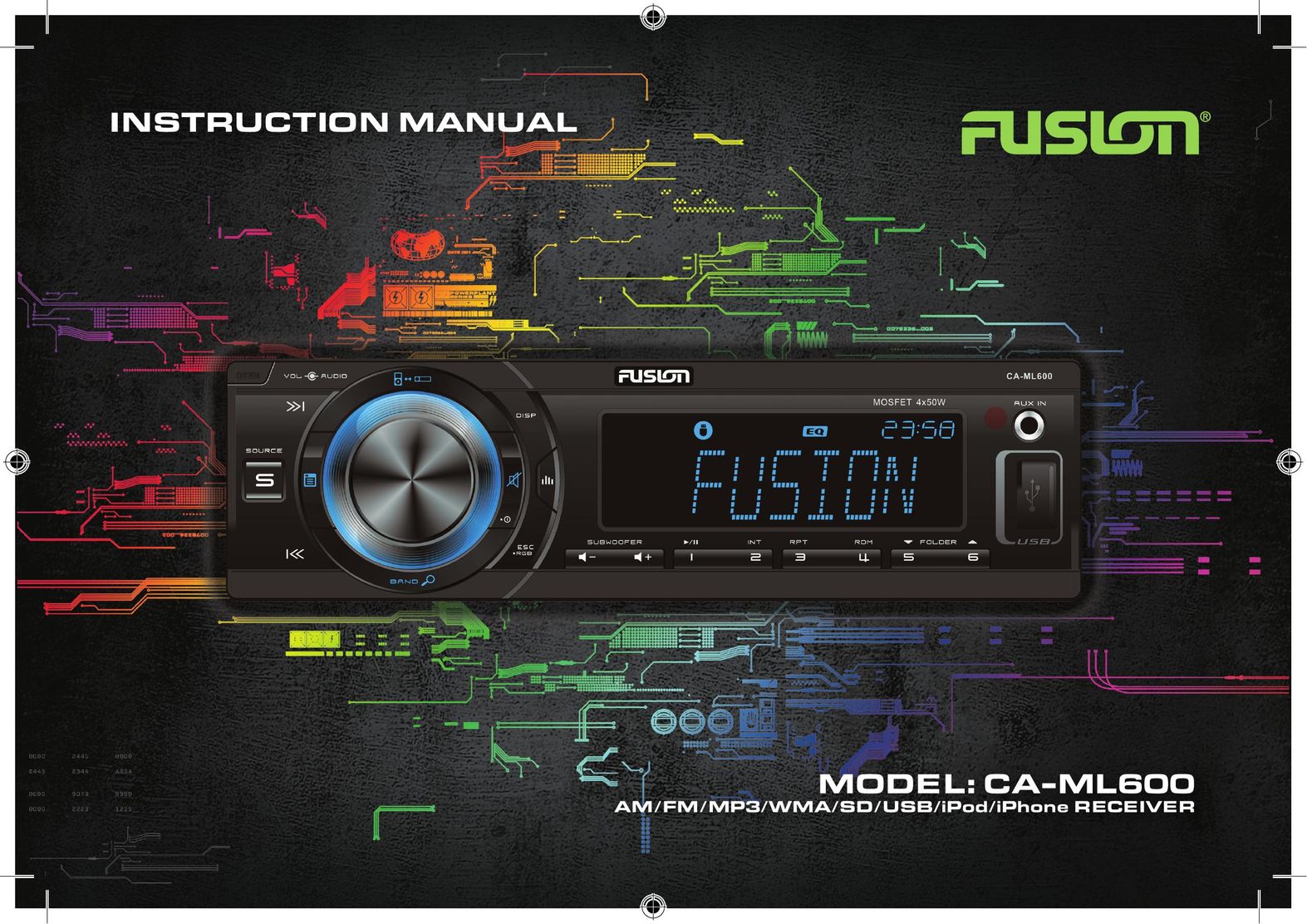 Fusion CA-ML600 Car Stereo System User Manual