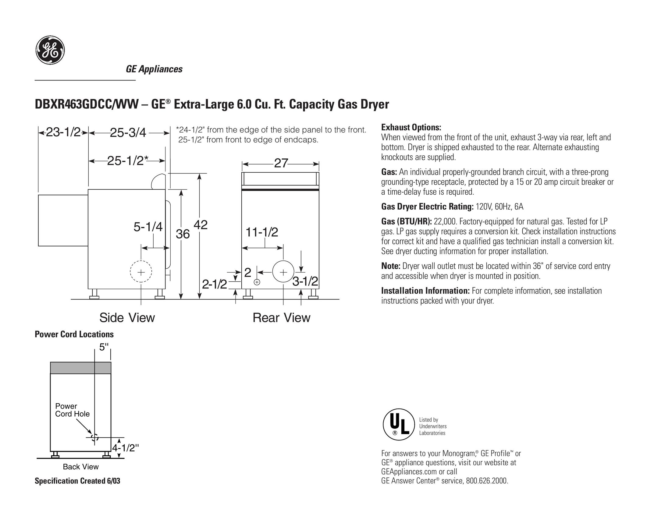 GE DBXR463GDCC/WW GE Car Stereo System User Manual