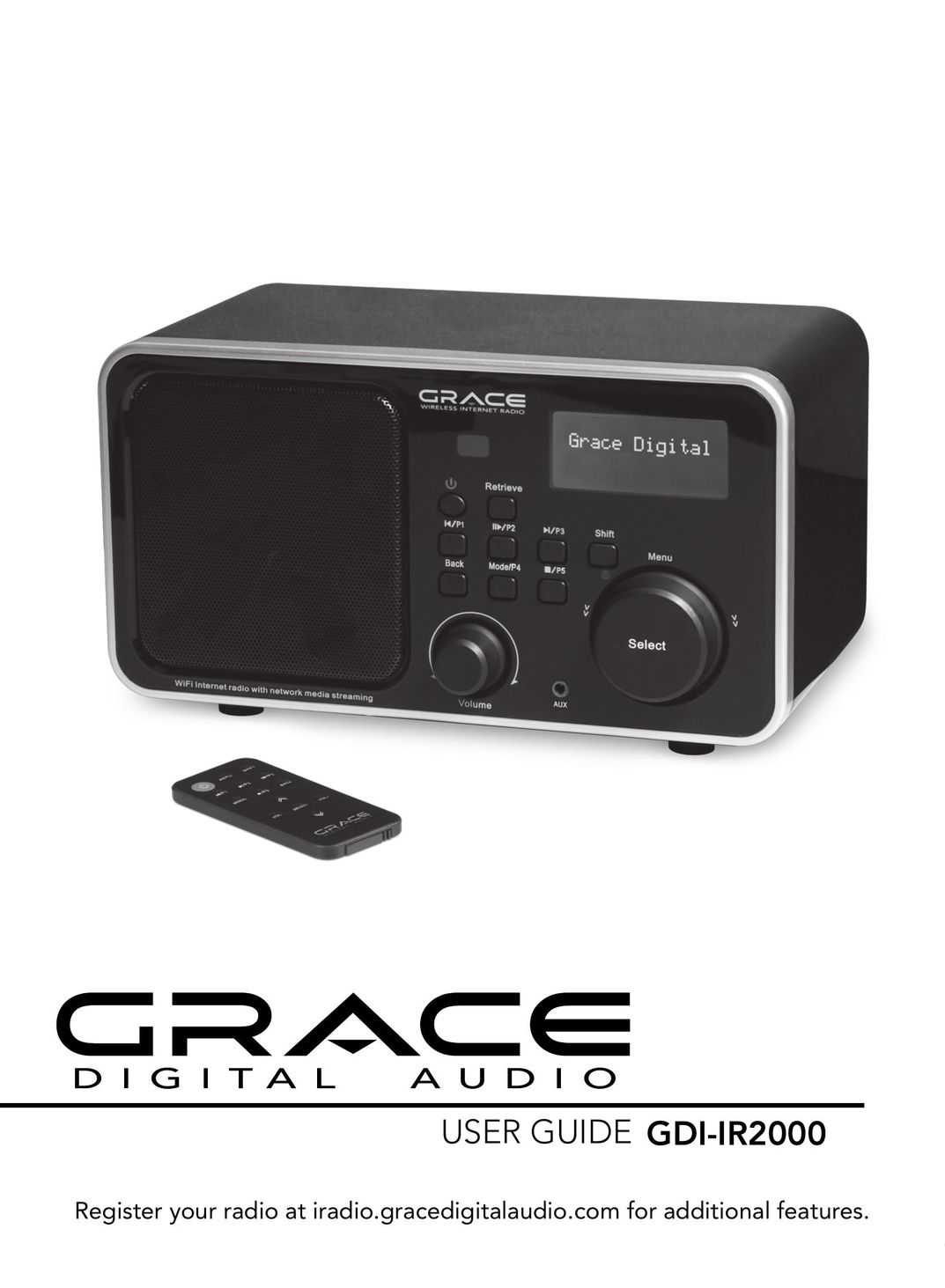 Grace GDI-IR2000 Car Stereo System User Manual