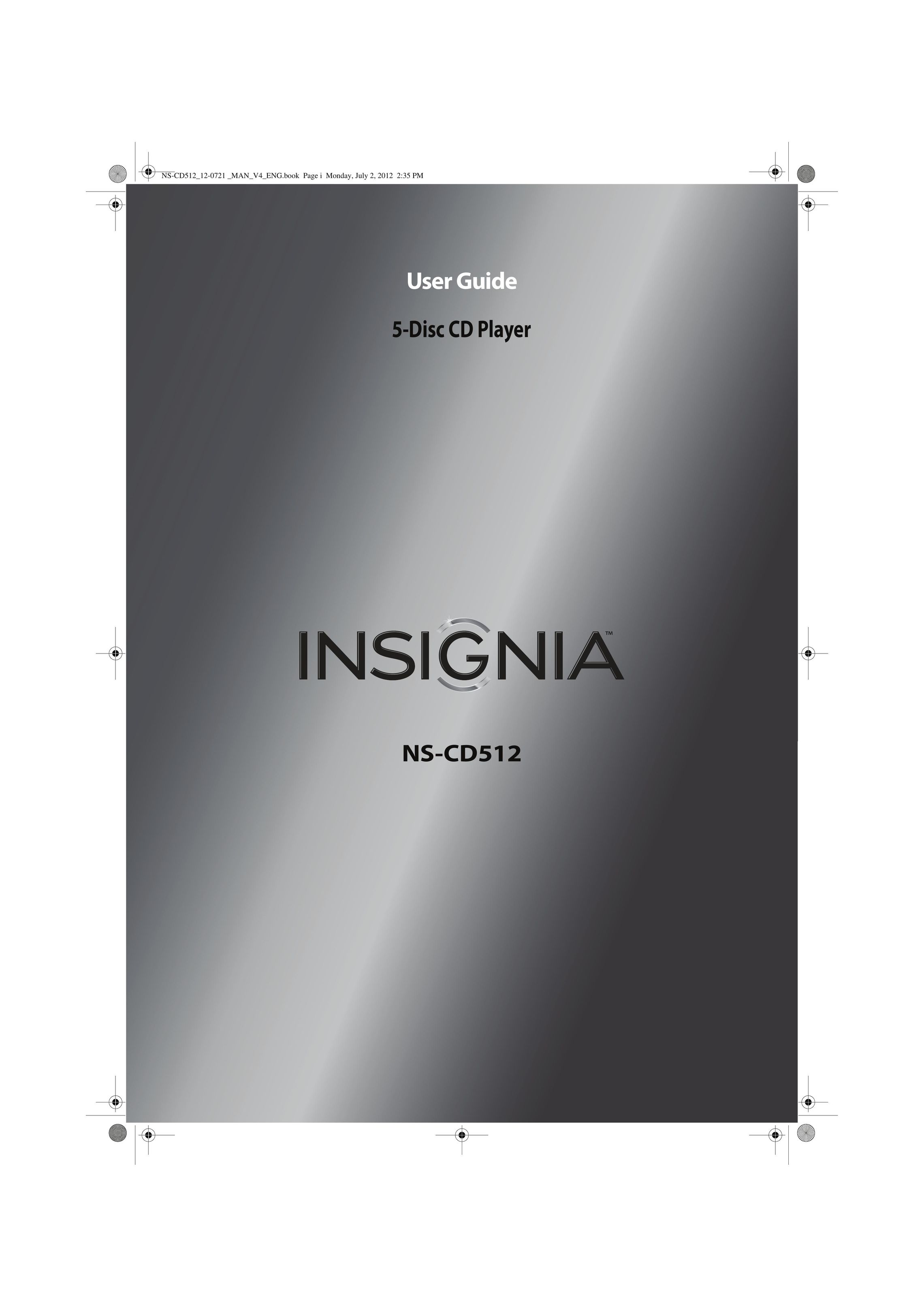 Insignia NS-CD512 Car Stereo System User Manual