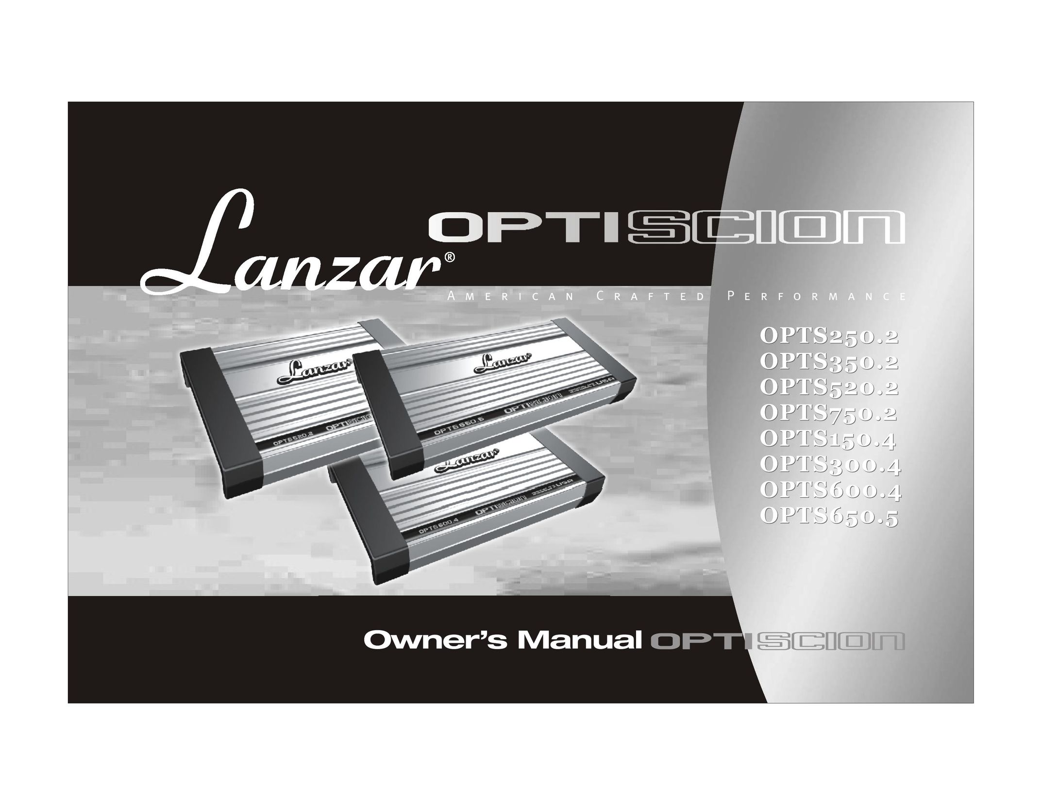 Lanzar Car Audio OPTS520.2 Car Stereo System User Manual