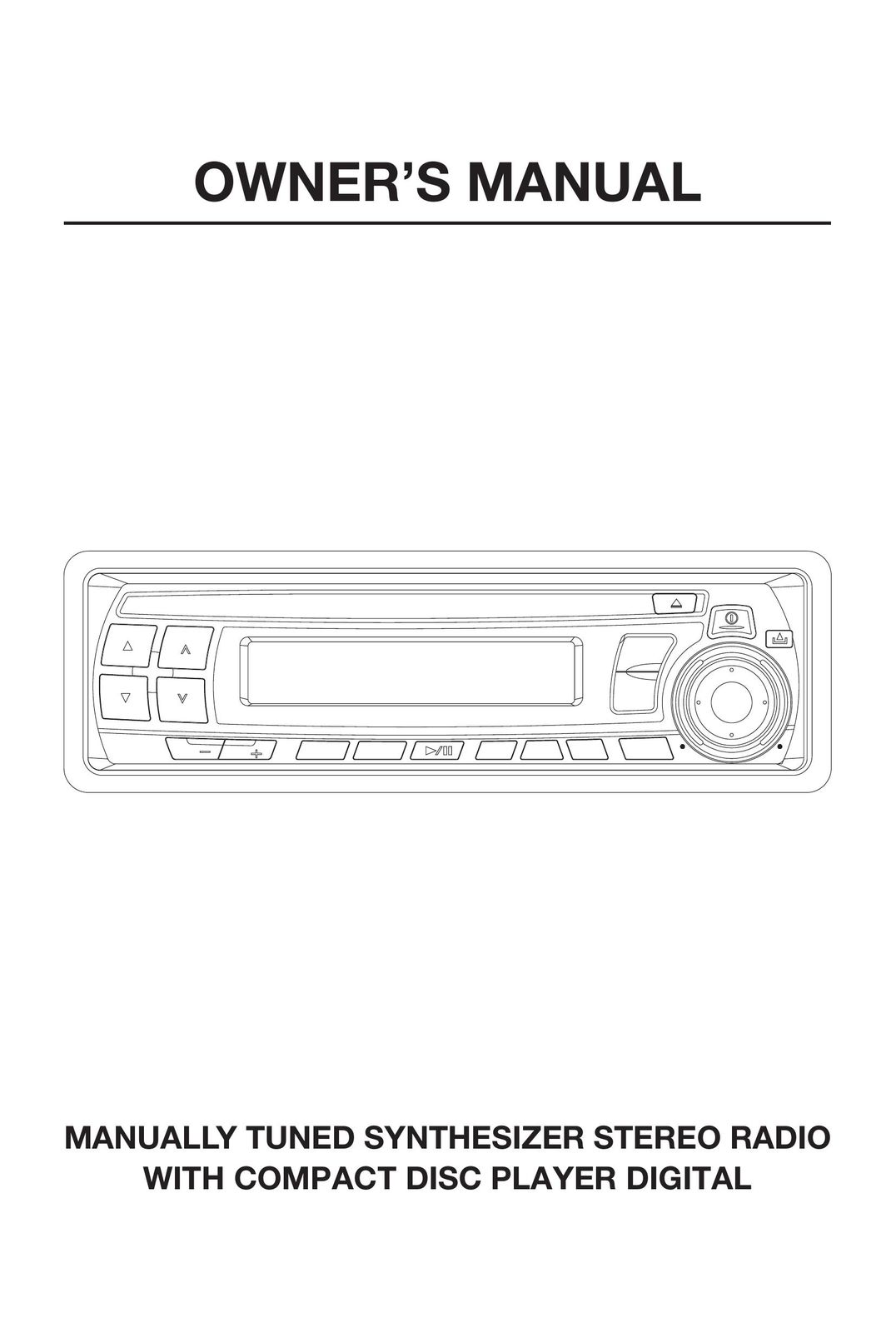 Legacy Car Audio Car CD Player Car Stereo System User Manual