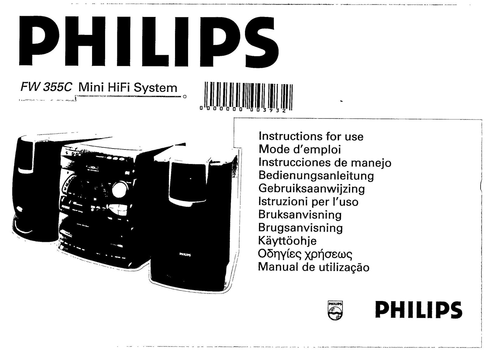 Magnavox FW 355C Car Stereo System User Manual