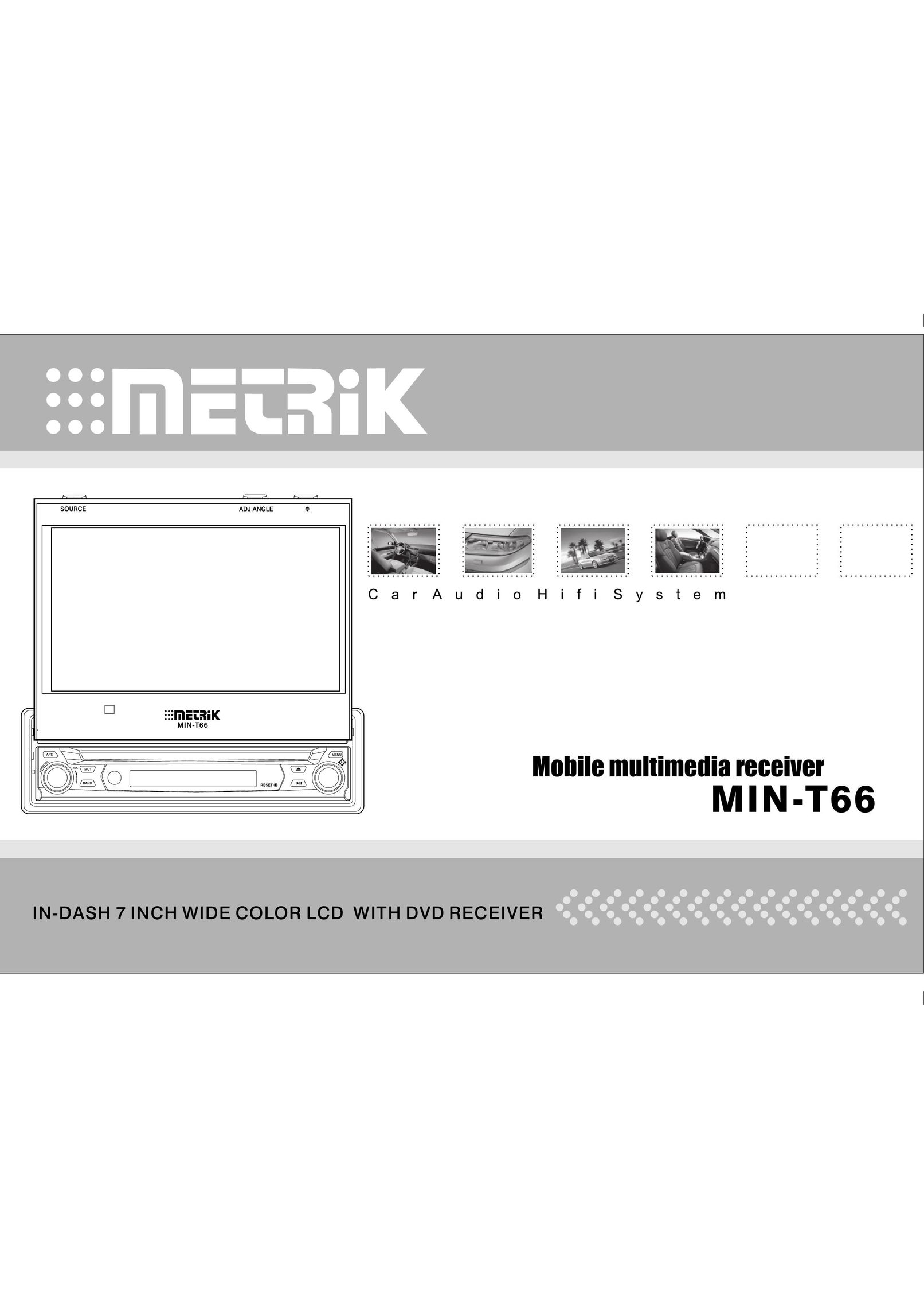 Metrik Mobile Electronics MIN-T66 Car Stereo System User Manual