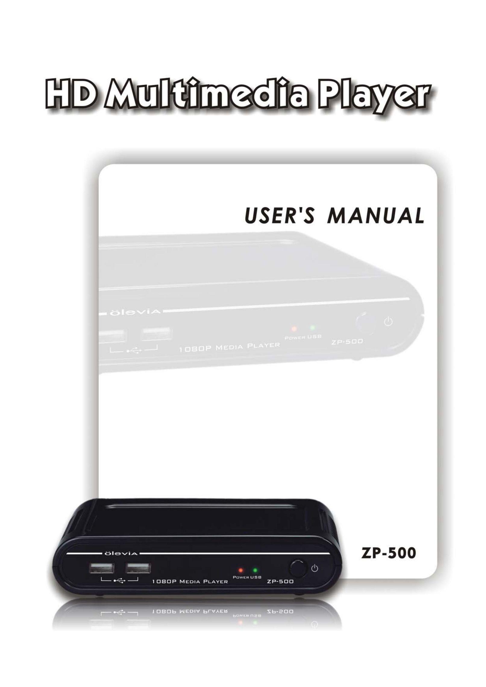 Olevia ZP-500 Car Stereo System User Manual