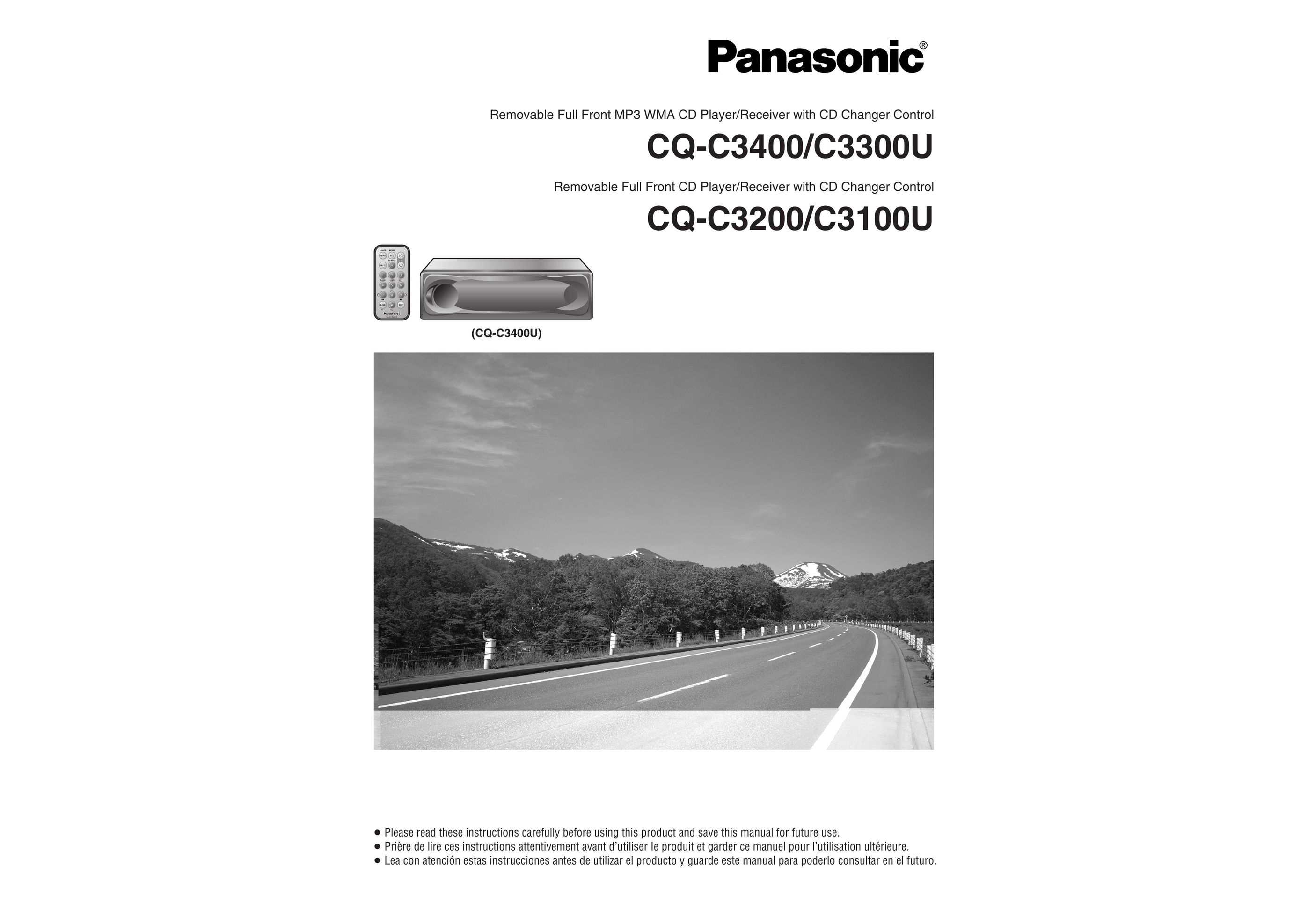 Panasonic CQ-C3100U Car Stereo System User Manual