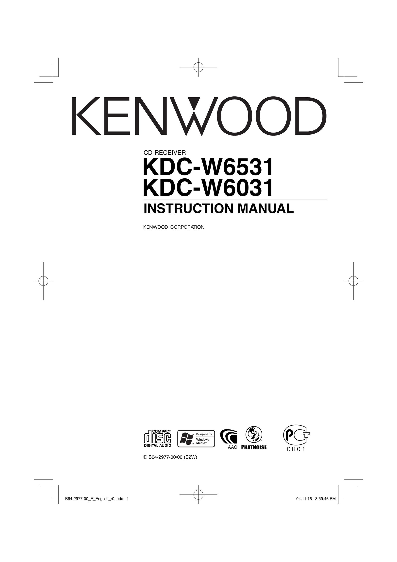PhatNoise KDC-W6031 Car Stereo System User Manual
