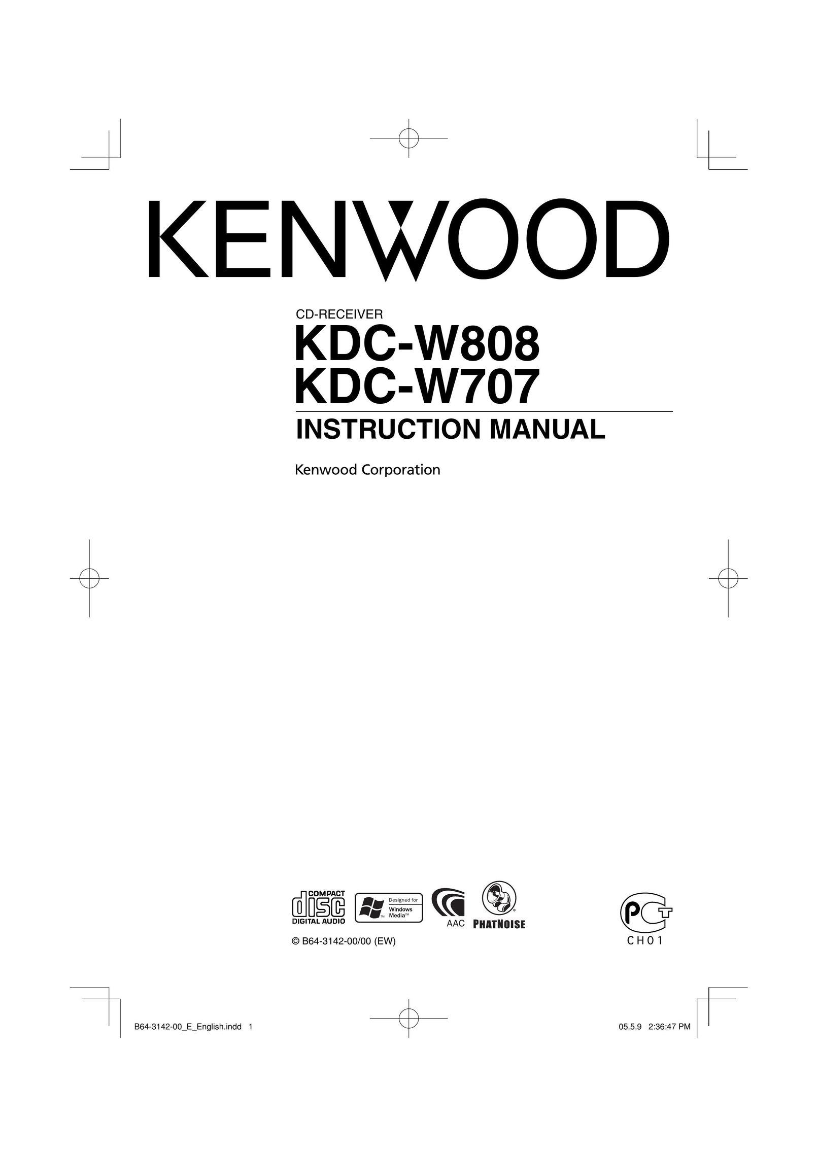 PhatNoise KDC-W707 Car Stereo System User Manual