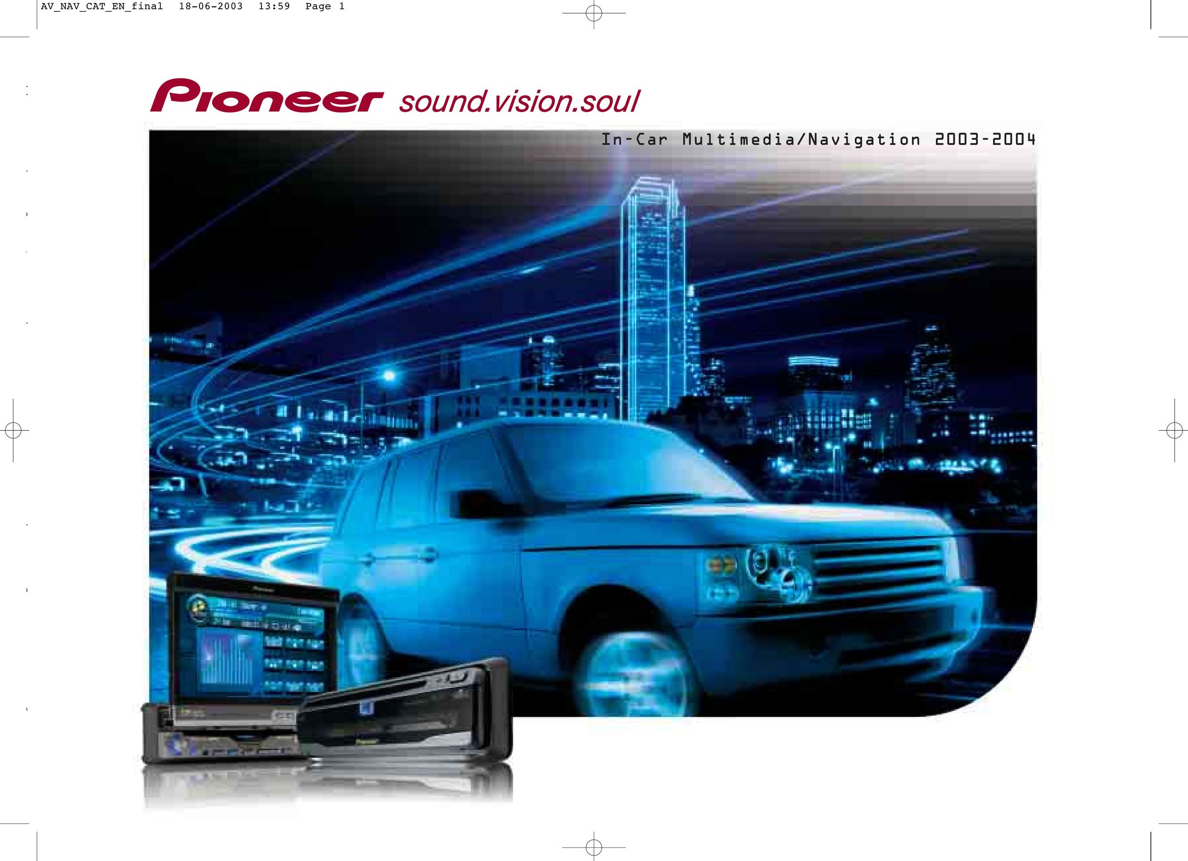 Pioneer AVM-P9000R Car Stereo System User Manual