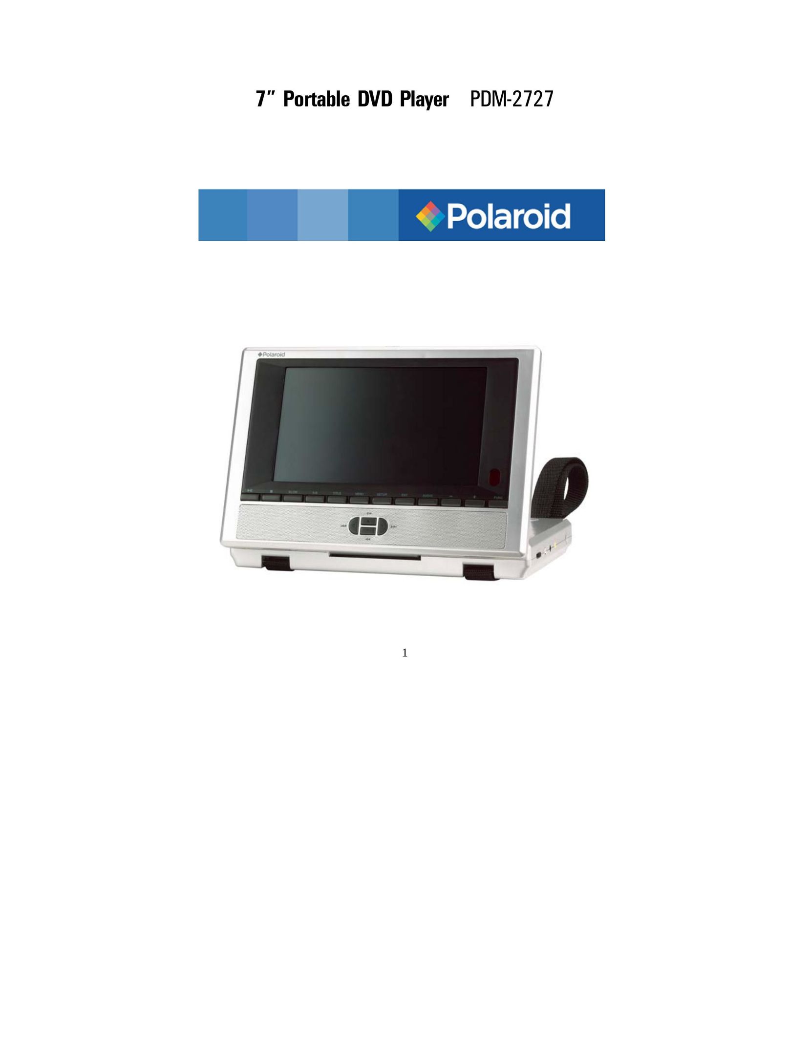 Polaroid PDM-2727 Car Stereo System User Manual