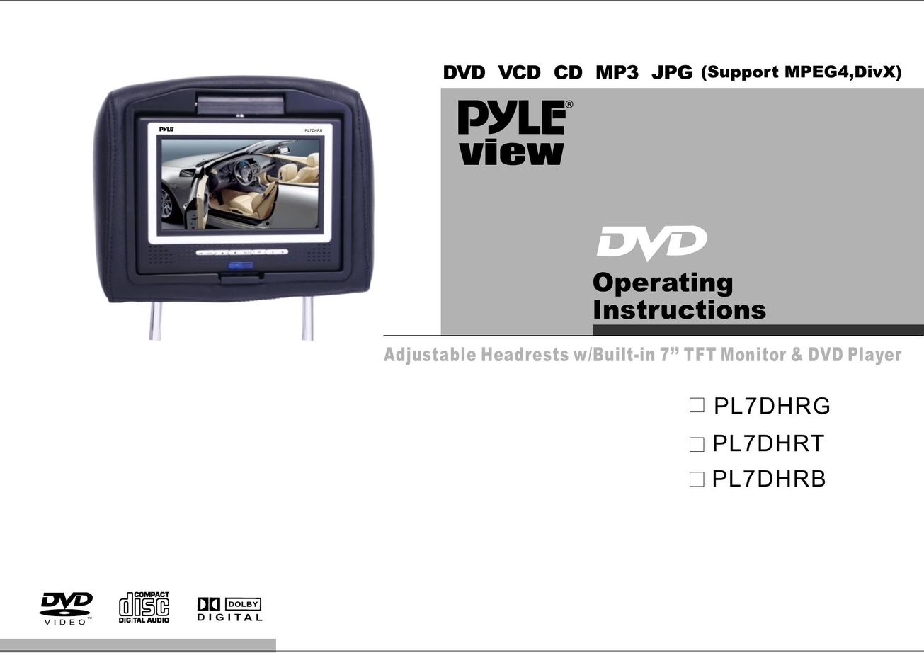 PYLE Audio PL7DHRB Car Stereo System User Manual