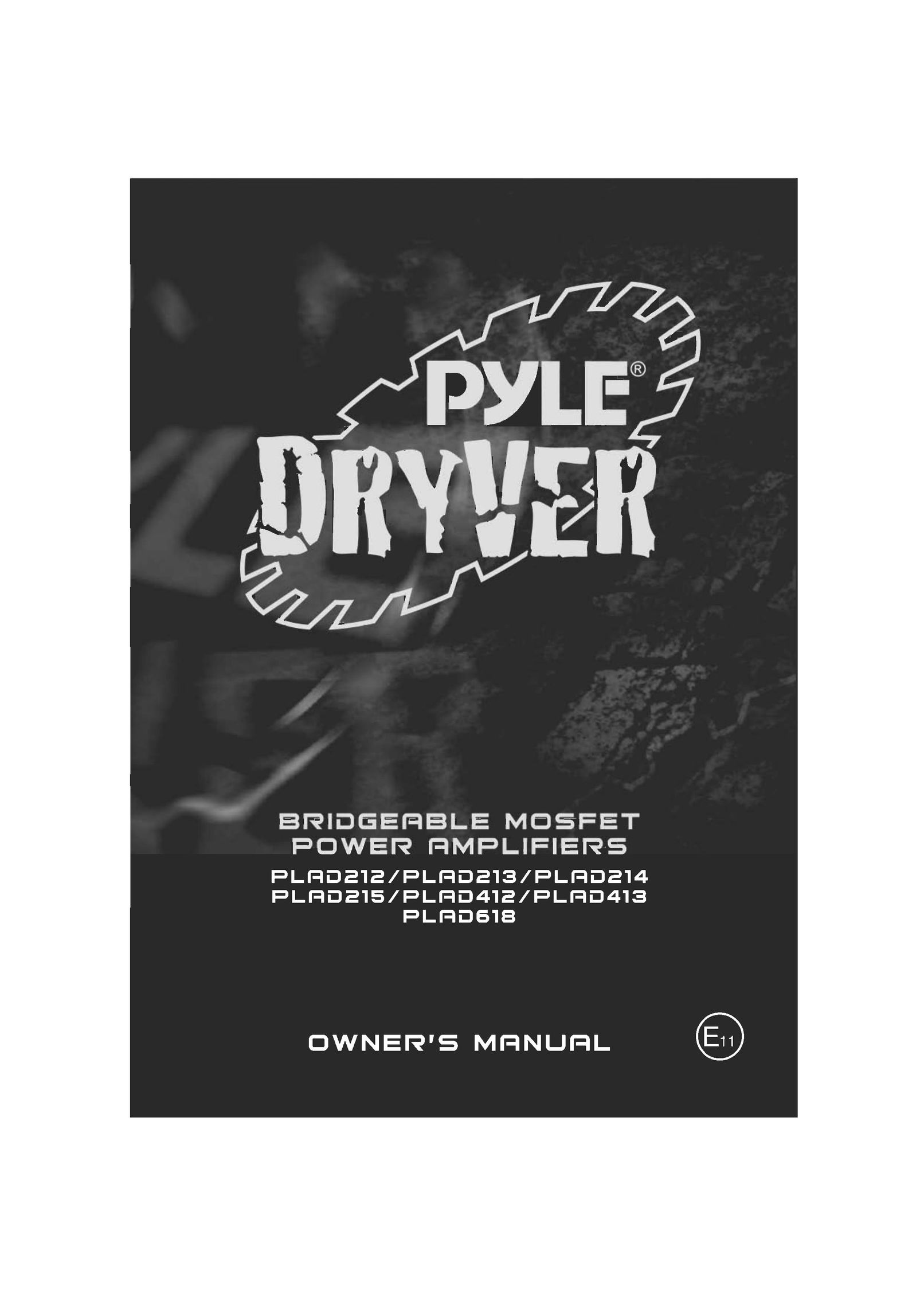 PYLE Audio PLAD213 Car Stereo System User Manual