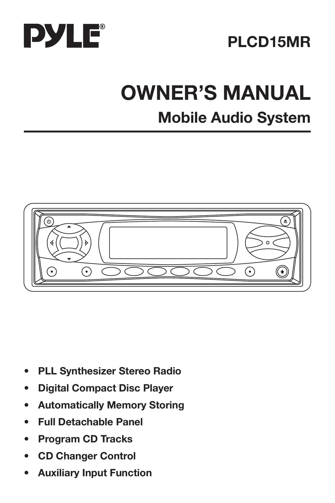 PYLE Audio PLCD15MR Car Stereo System User Manual