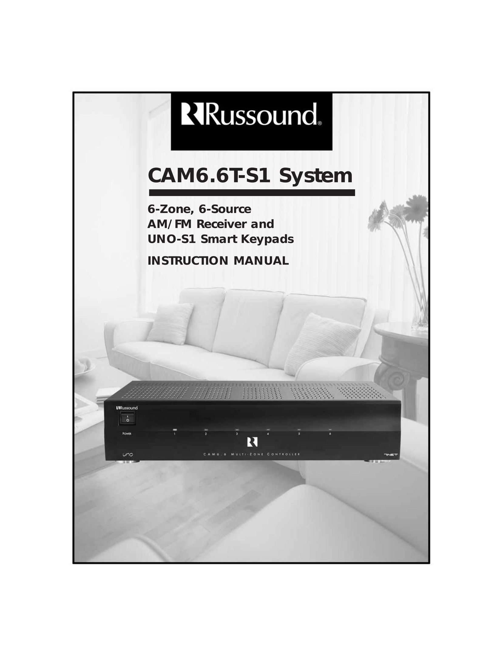 Russound CAM6.6T-S1 Car Stereo System User Manual