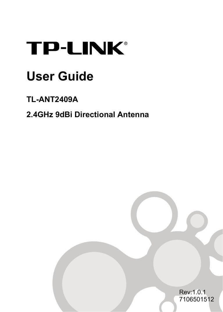 TP-Link TL-ANT2409A Car Stereo System User Manual