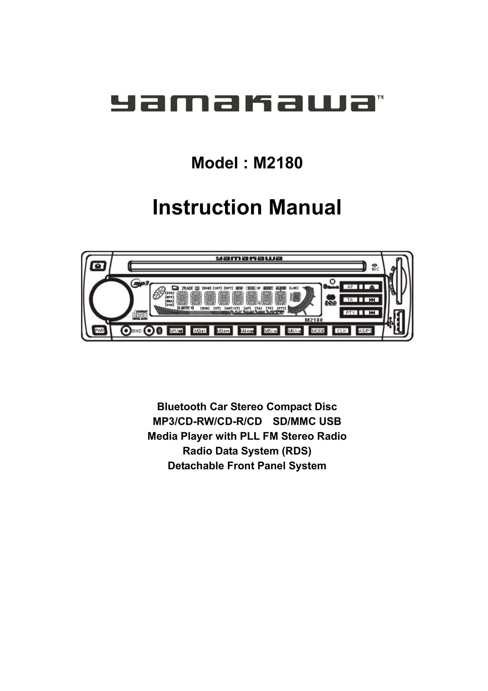 Yamakawa M2180 Car Stereo System User Manual