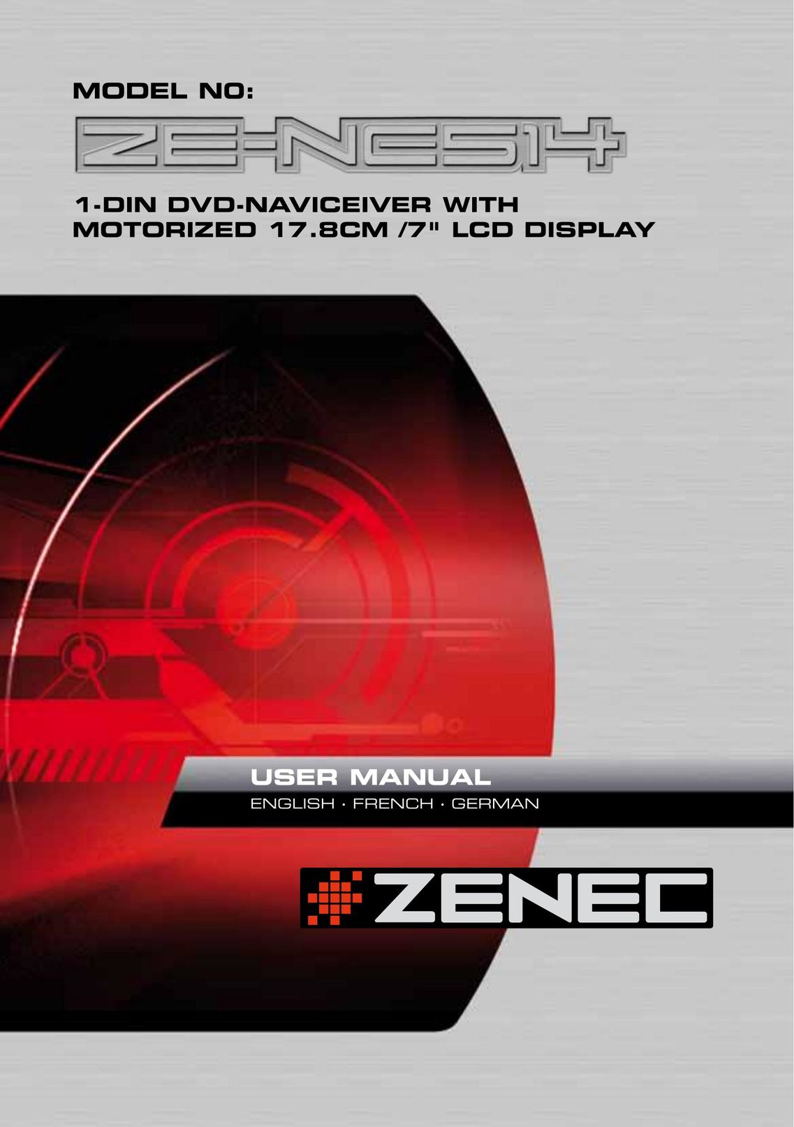 ACR Electronics ZE-NES14 Car Video System User Manual
