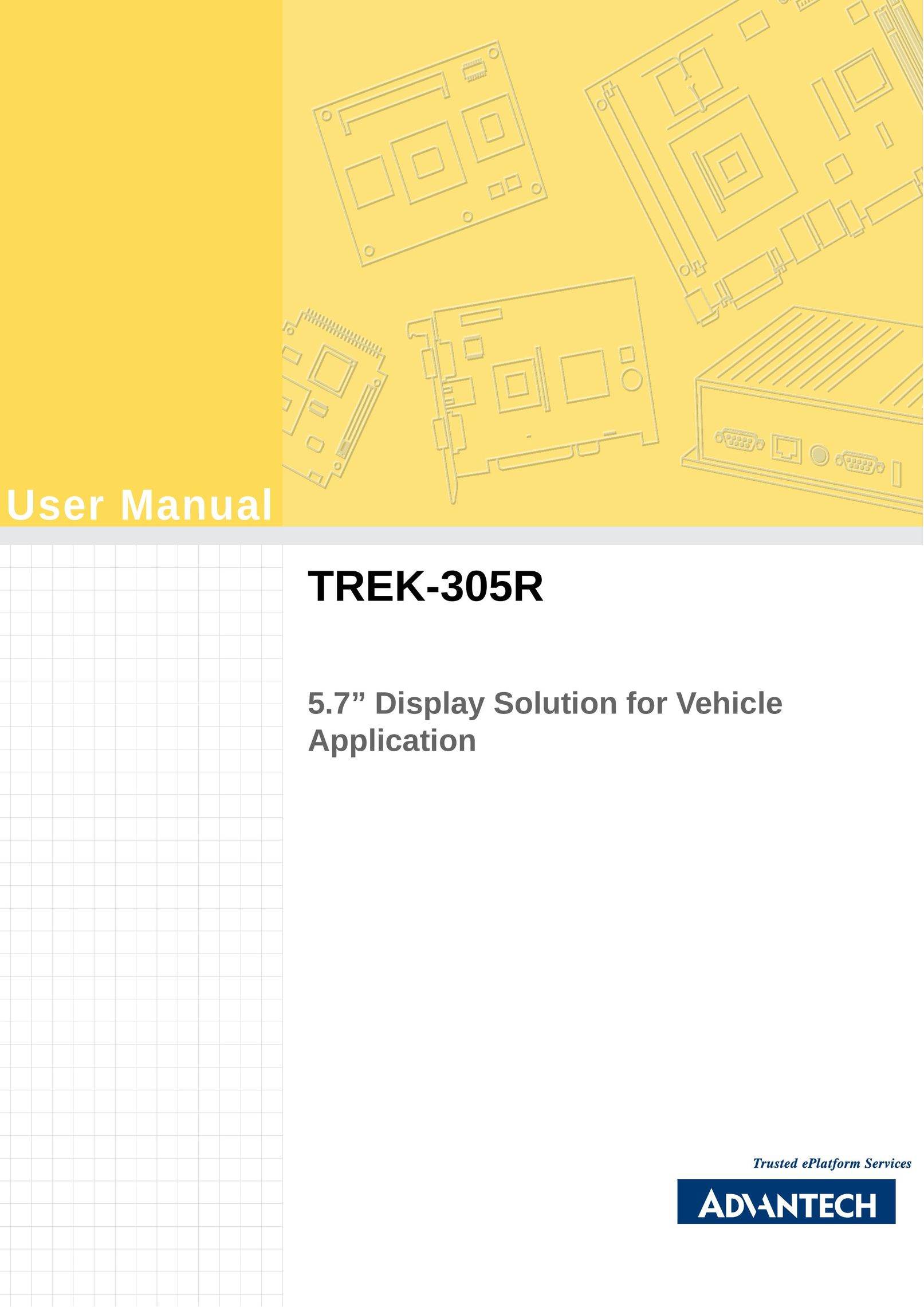 Advantech TREK-305R Car Video System User Manual