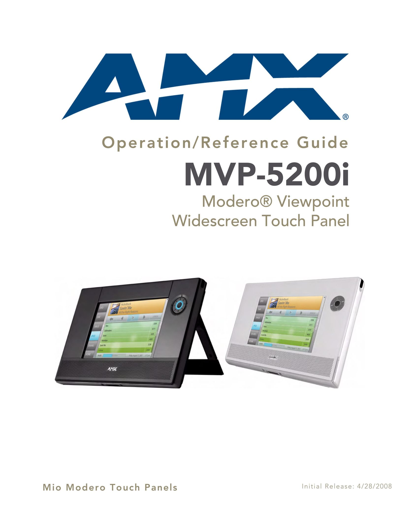 AMX MVP-5200I Car Video System User Manual