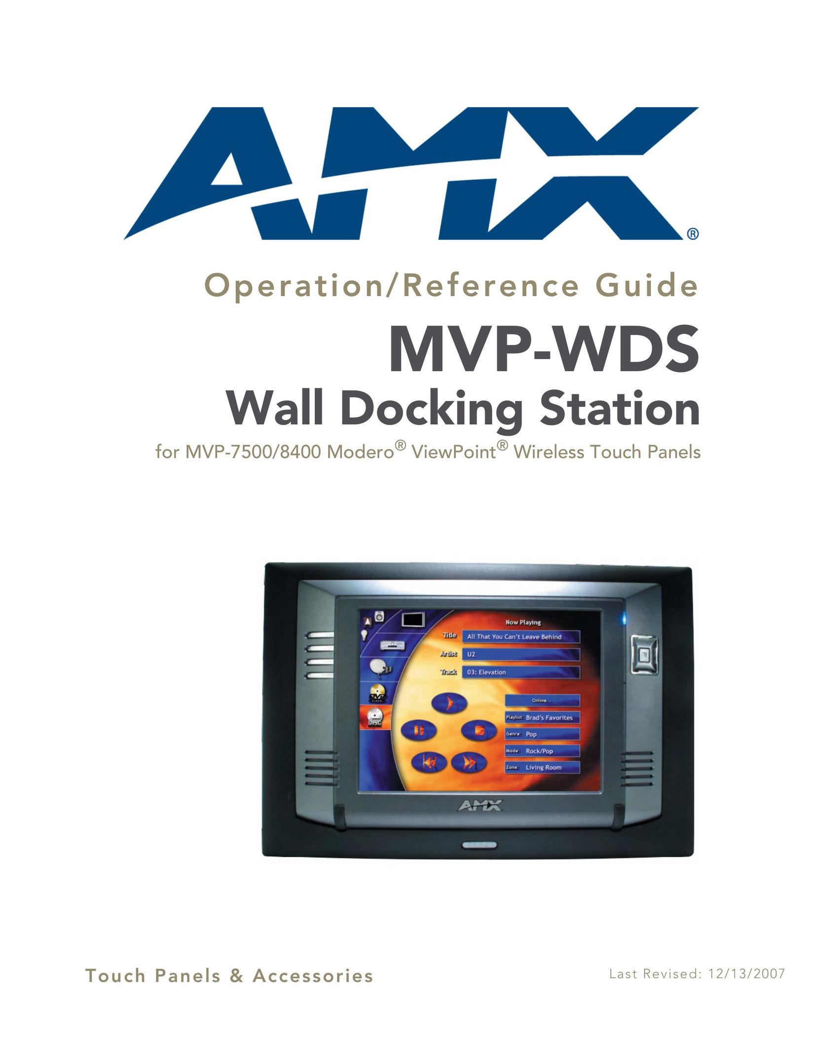 AMX MVP-WDS Car Video System User Manual