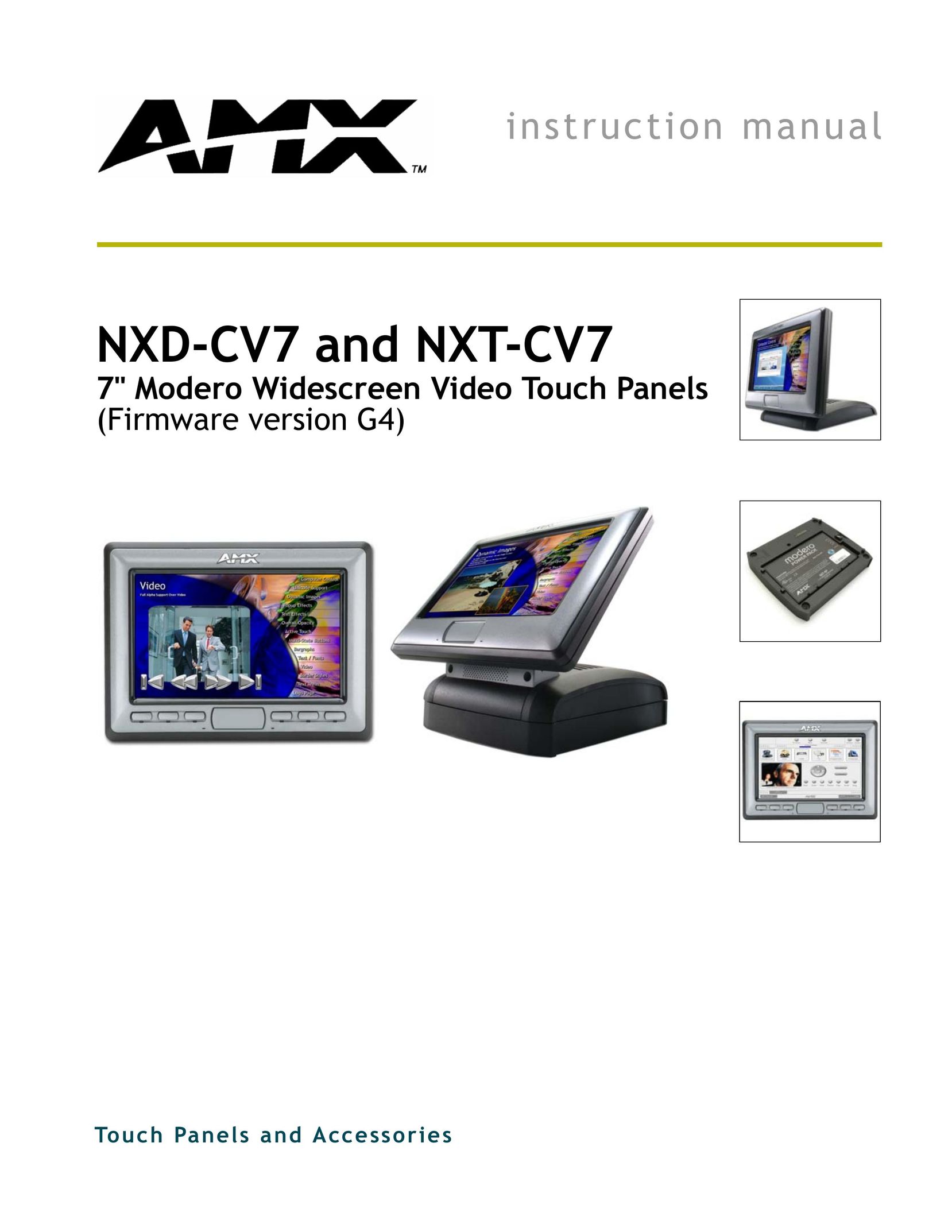 AMX NXD-CV7 Car Video System User Manual