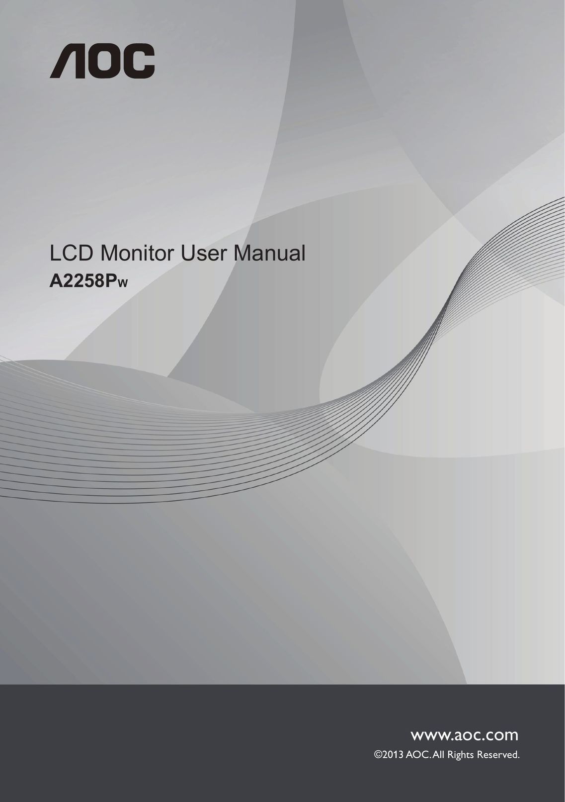 AOC A2258P Car Video System User Manual
