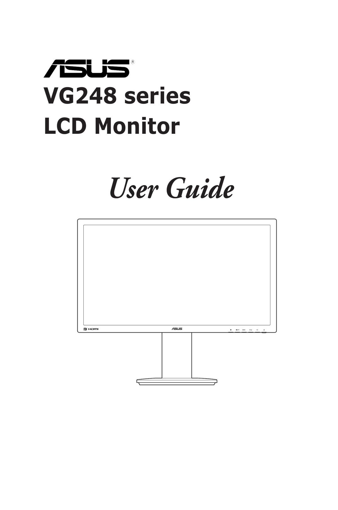 Asus VG248 Series Car Video System User Manual