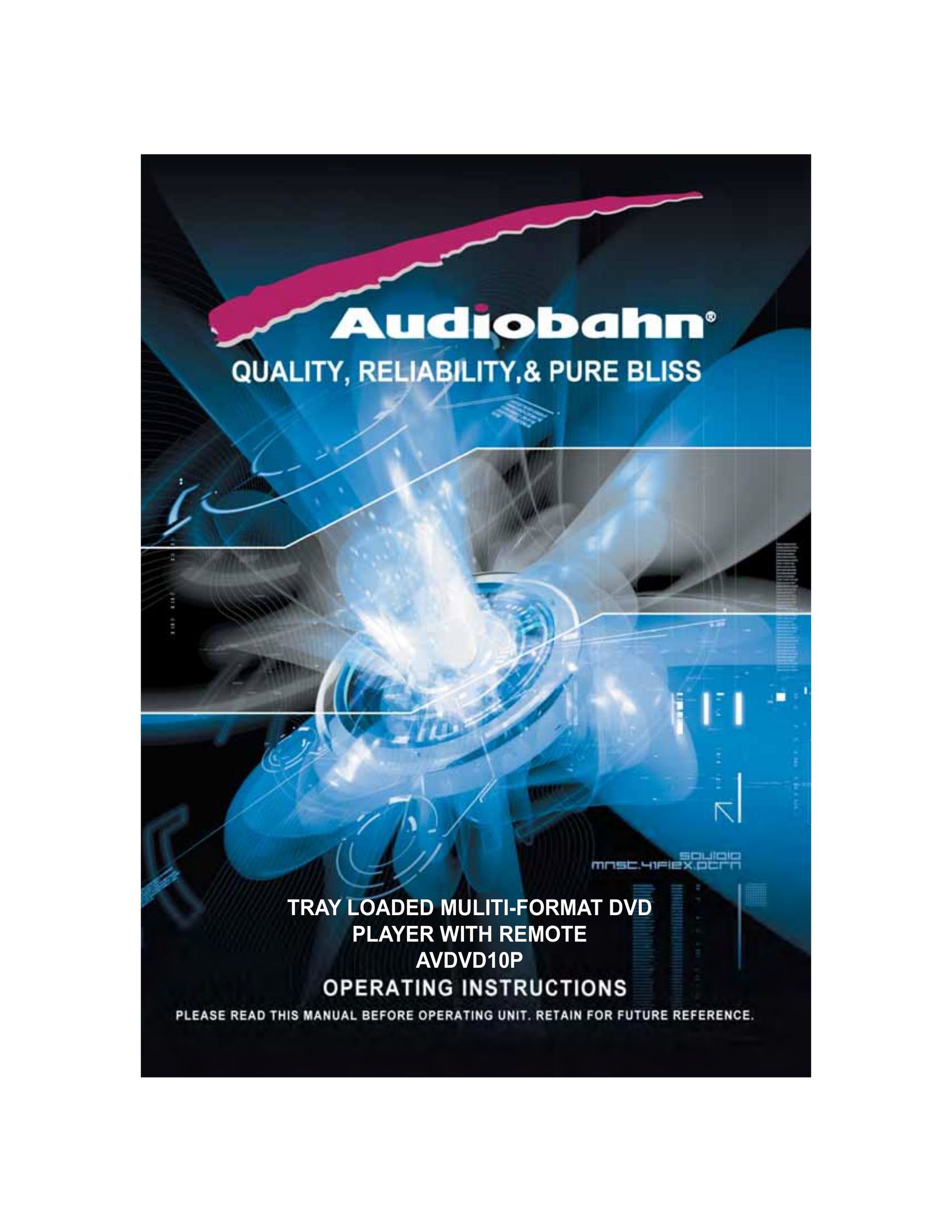 AudioBahn AVDVD10P Car Video System User Manual