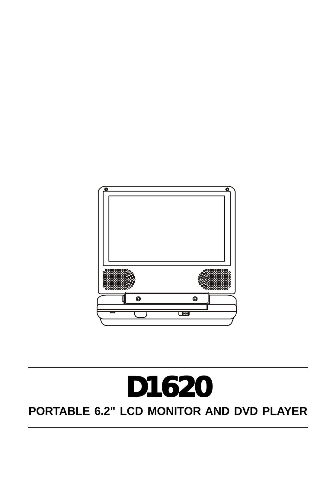 Audiovox D1620 Car Video System User Manual