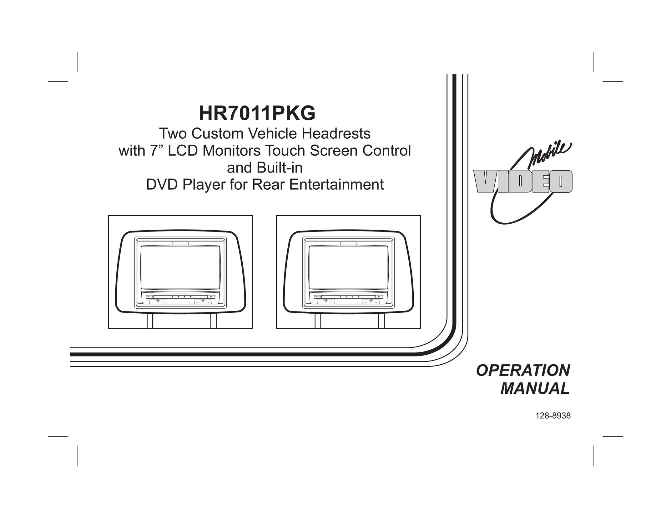 Audiovox HR7011PKG Car Video System User Manual