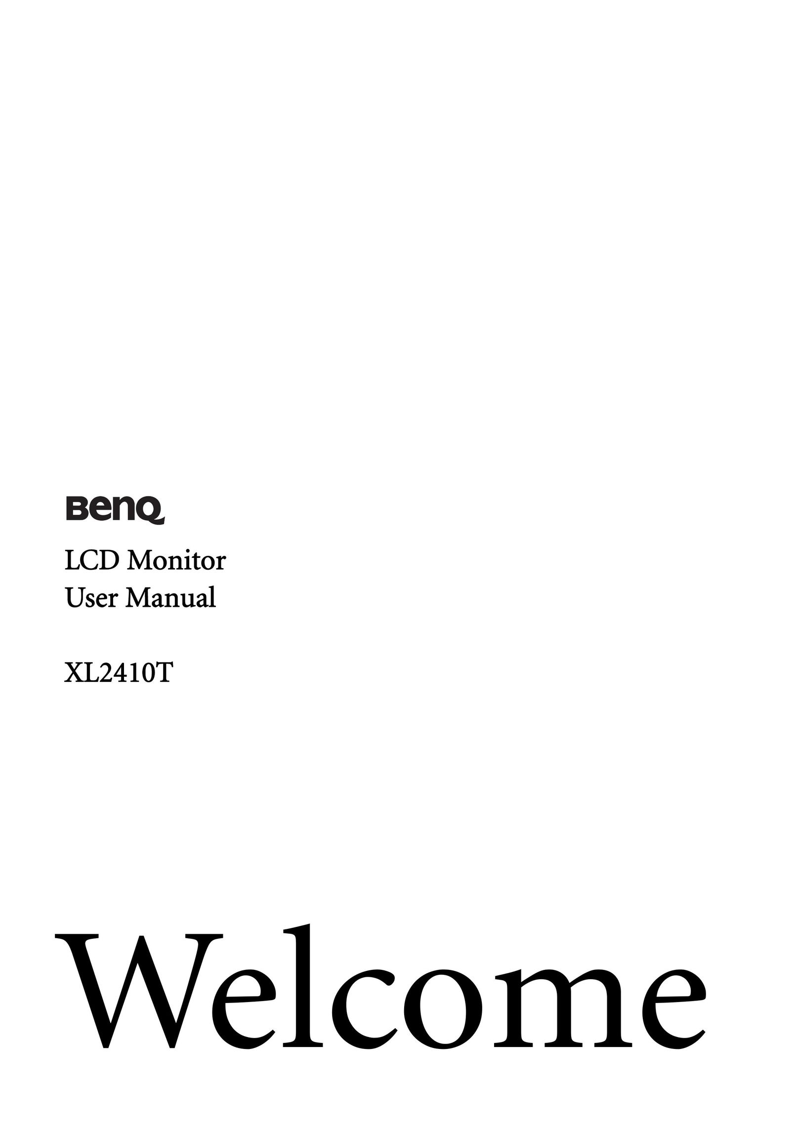 BenQ XL2410T Car Video System User Manual