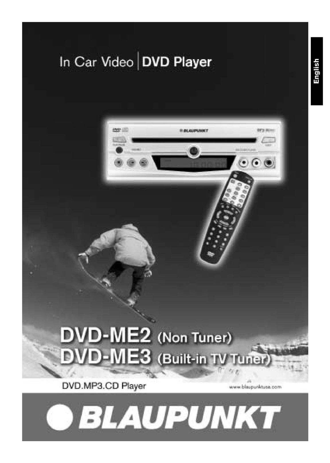 Blaupunkt DVD-ME3 Car Video System User Manual