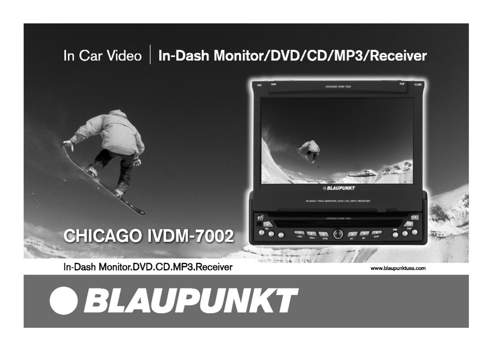 Blaupunkt IVDM-7002 Car Video System User Manual