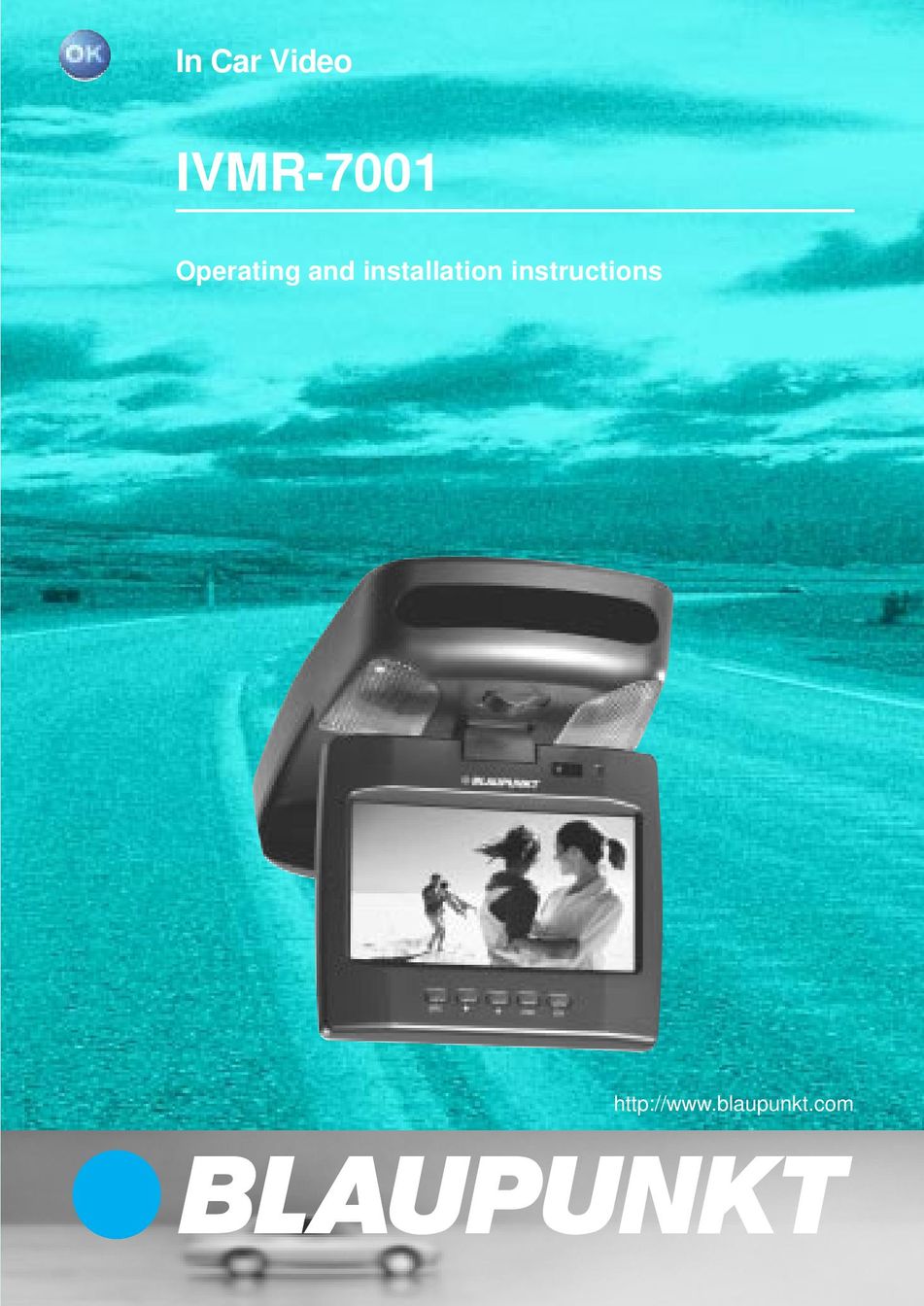Blaupunkt IVMR-7001 Car Video System User Manual