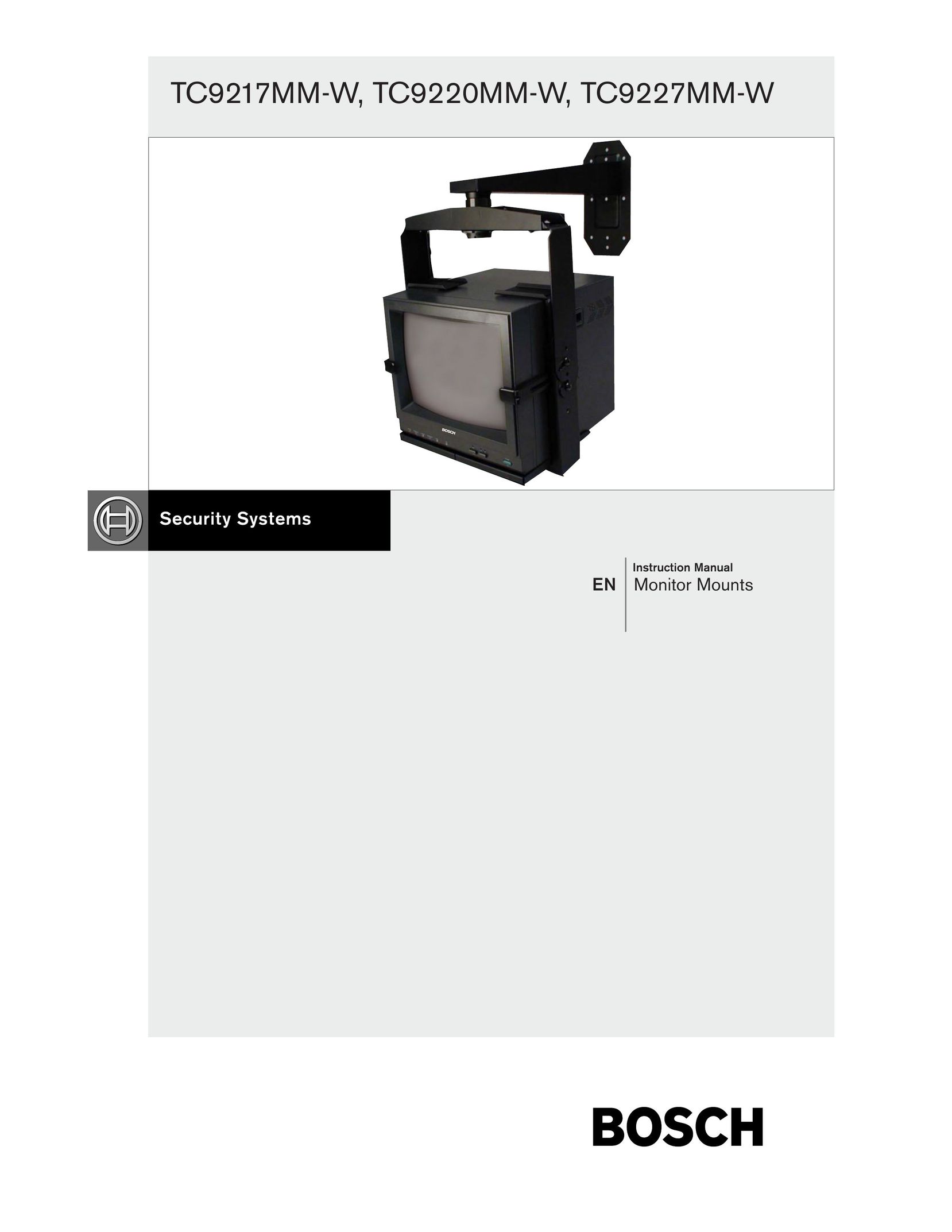 Bosch Appliances TC9217MM-W Car Video System User Manual
