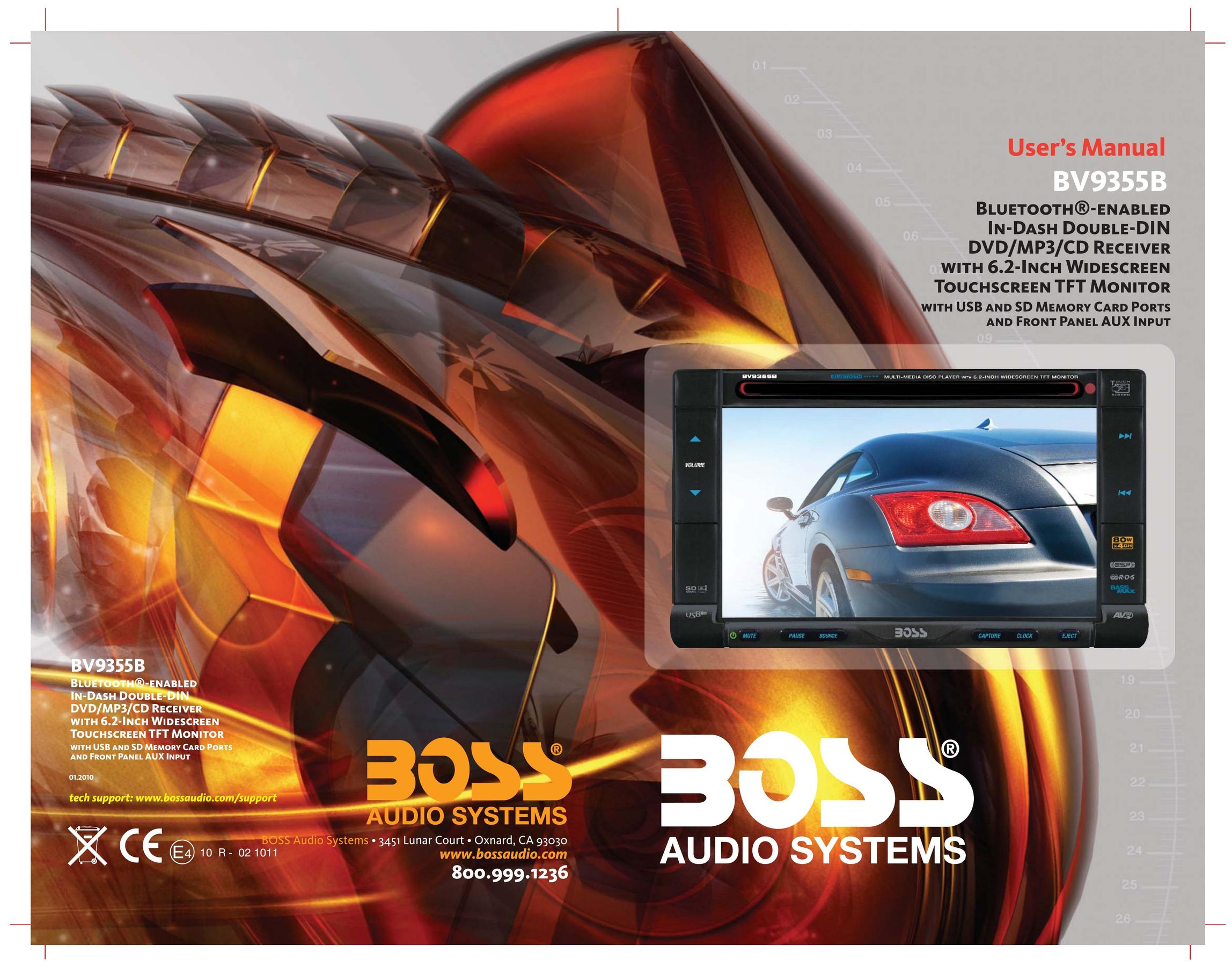 Boss Audio Systems BV9355B Car Video System User Manual