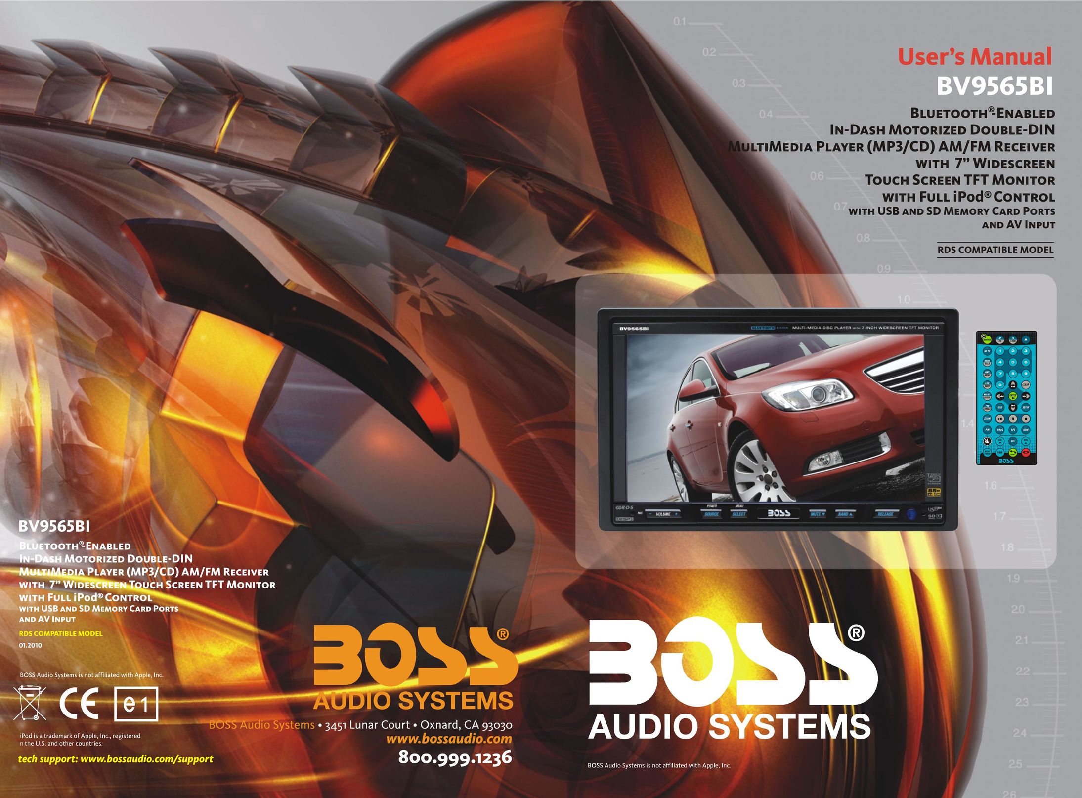 Boss Audio Systems bv9565bi Car Video System User Manual