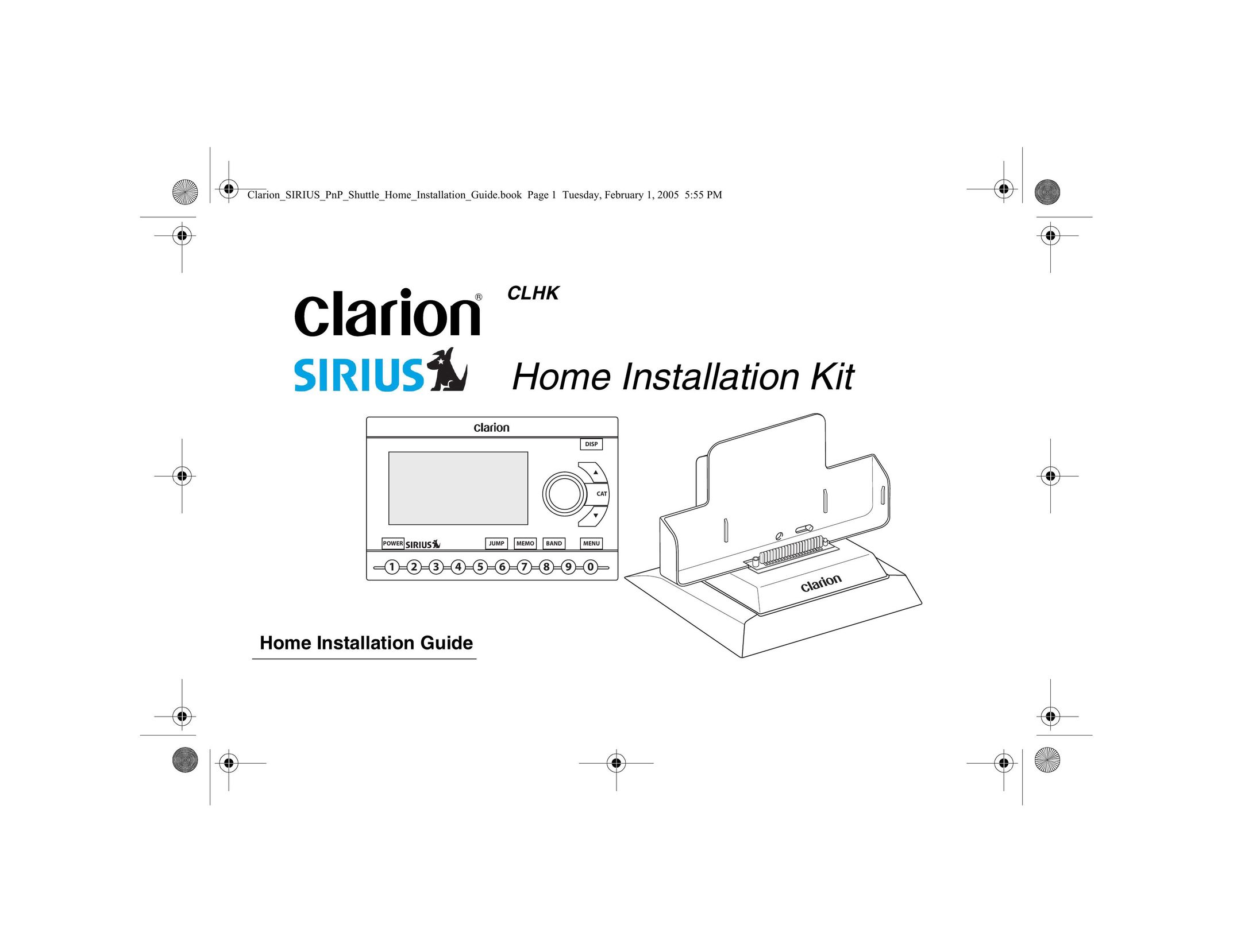 Clarion CLHK Car Video System User Manual