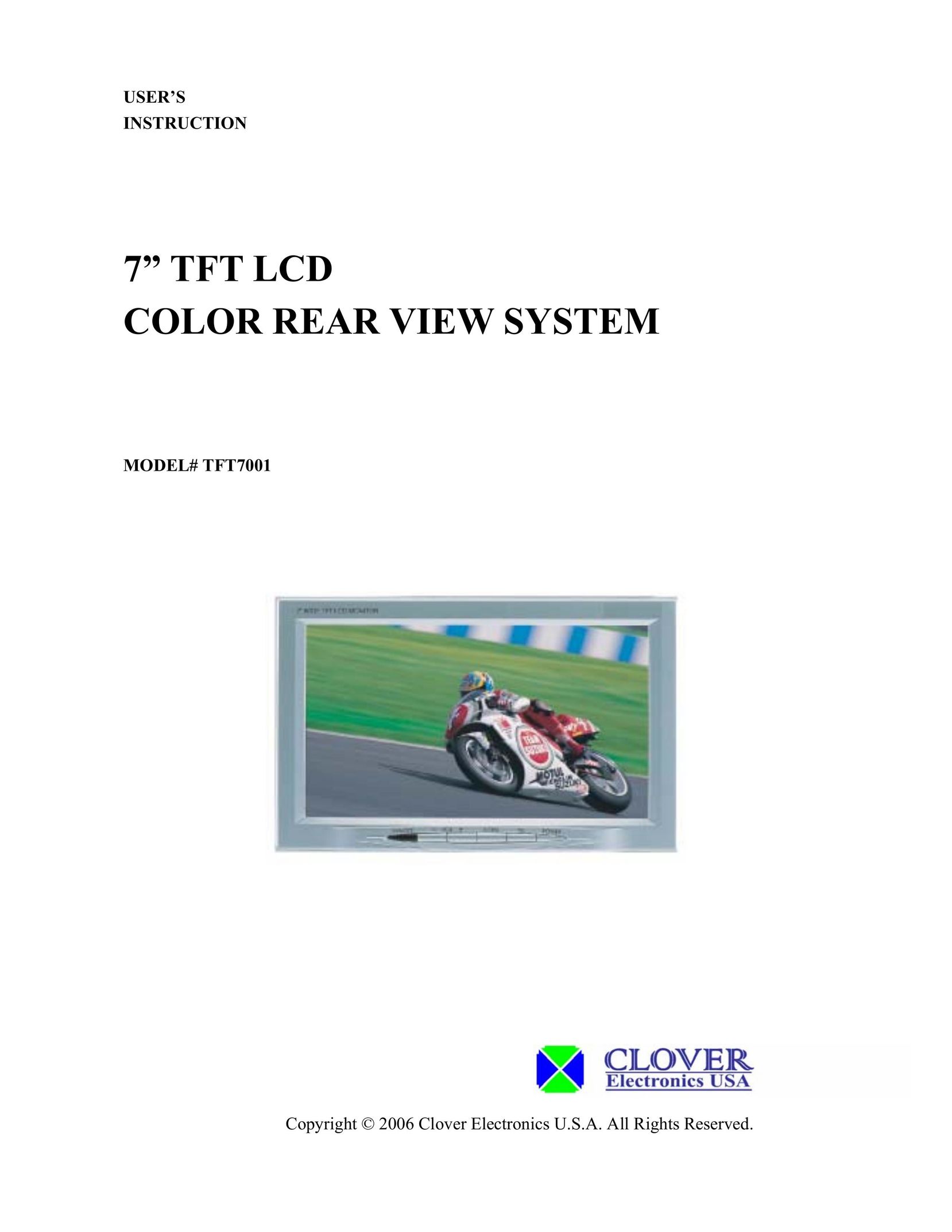 Clover Electronics TFT7001 Car Video System User Manual