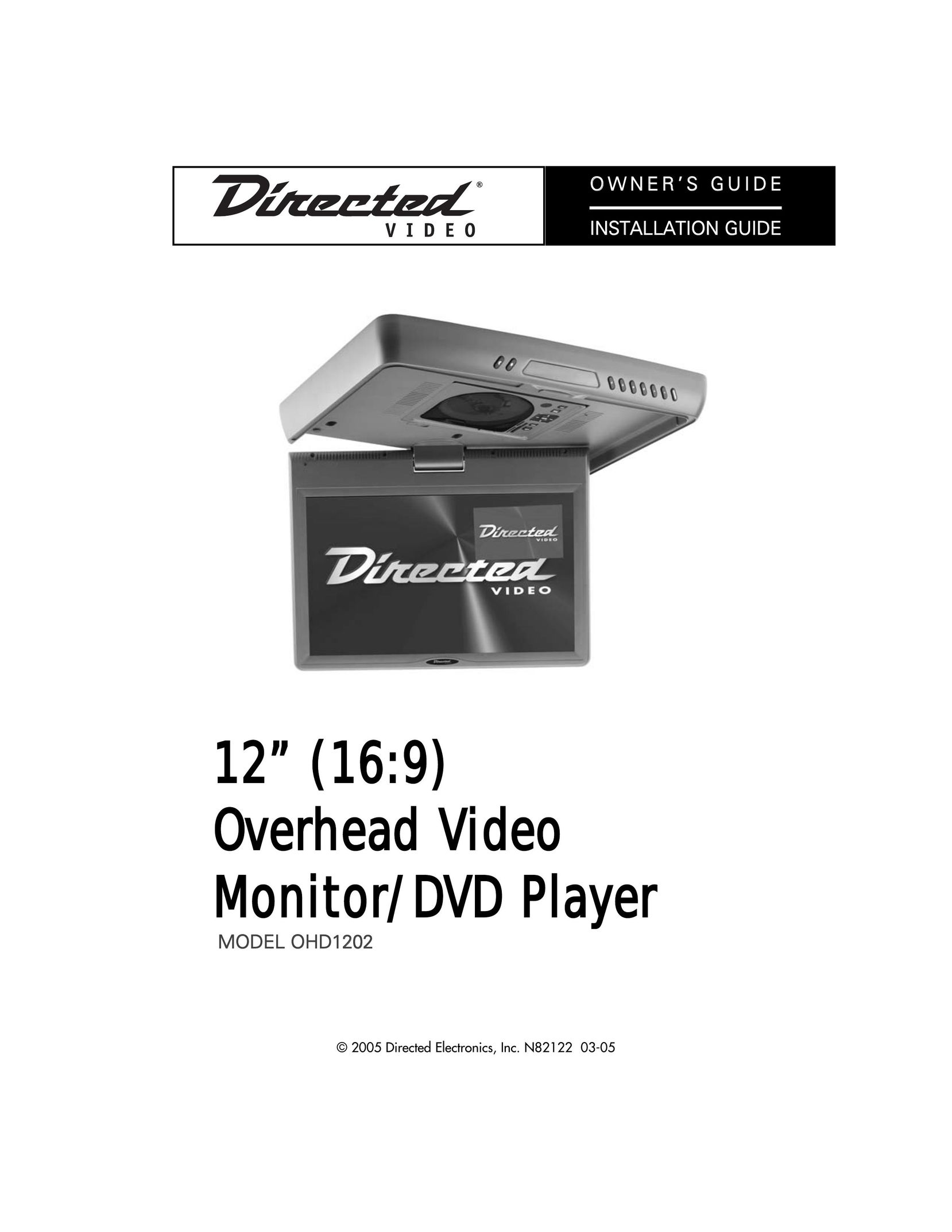 Directed Electronics OHD1202 Car Video System User Manual