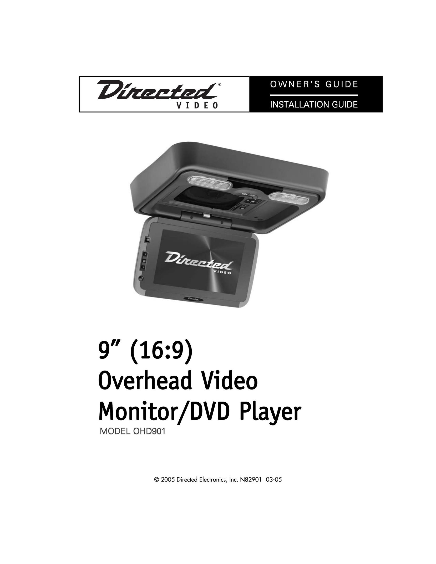 Directed Electronics OHD901 Car Video System User Manual