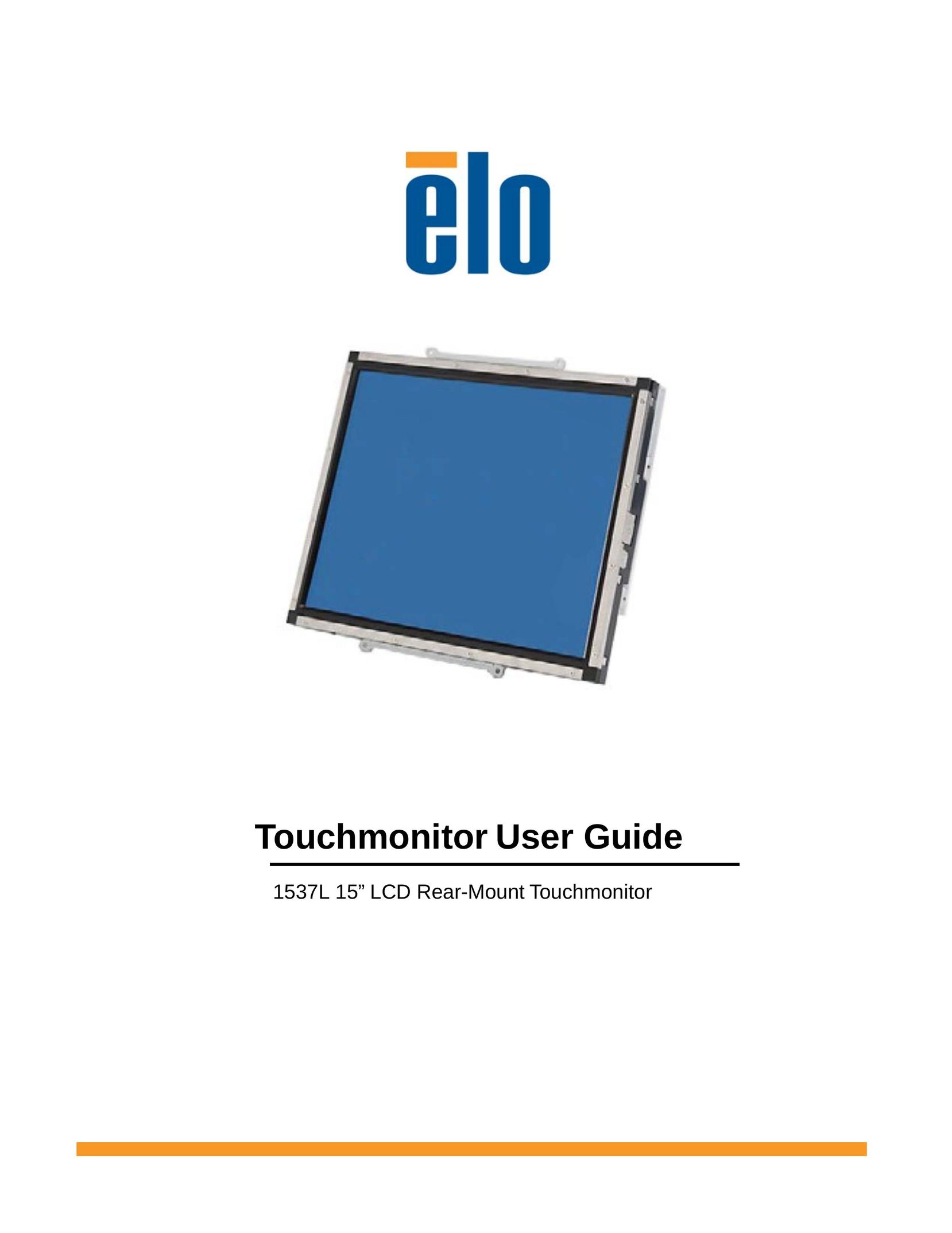 Elo TouchSystems 1537L Car Video System User Manual