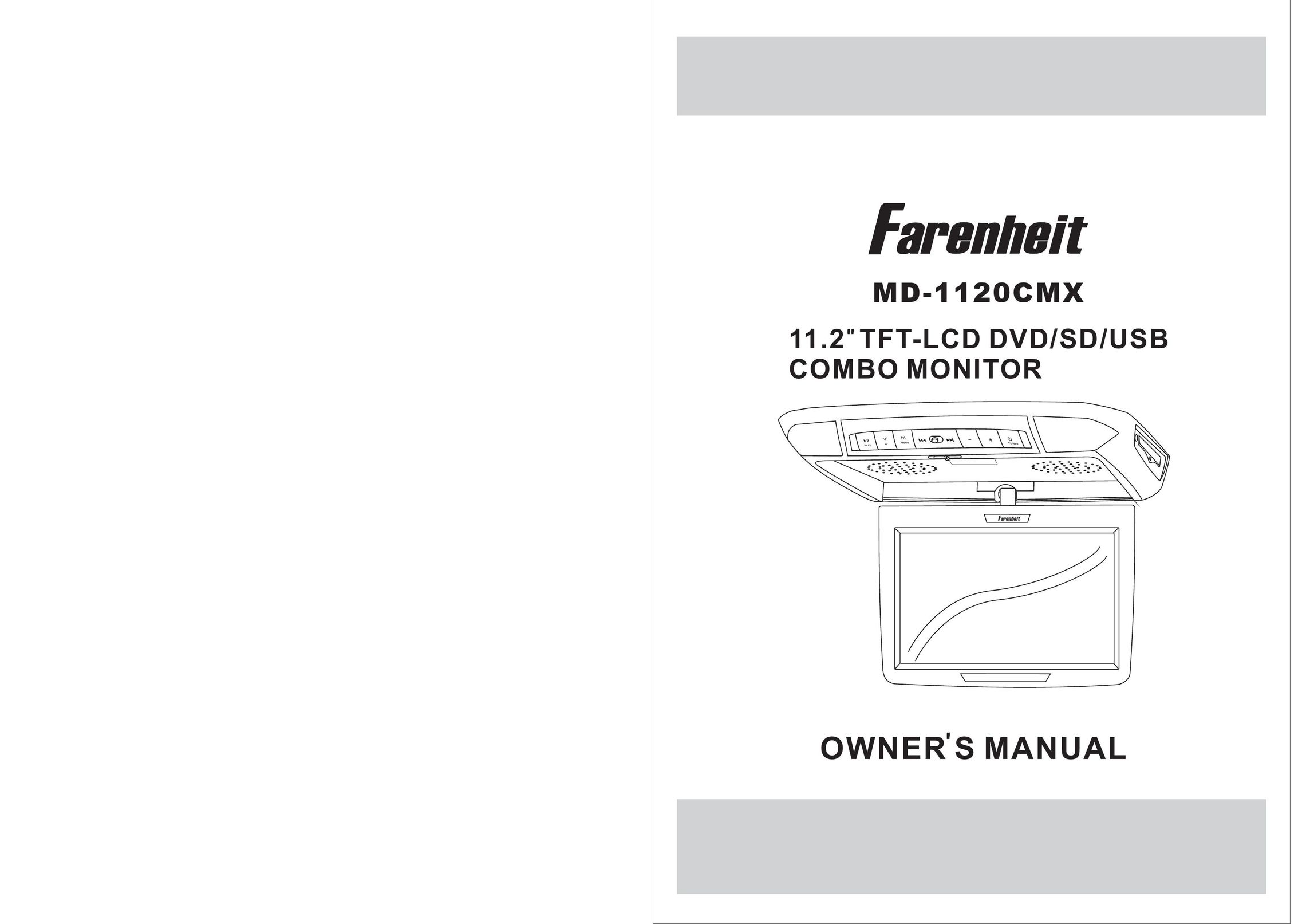Farenheit Technologies MD-1120CMX Car Video System User Manual