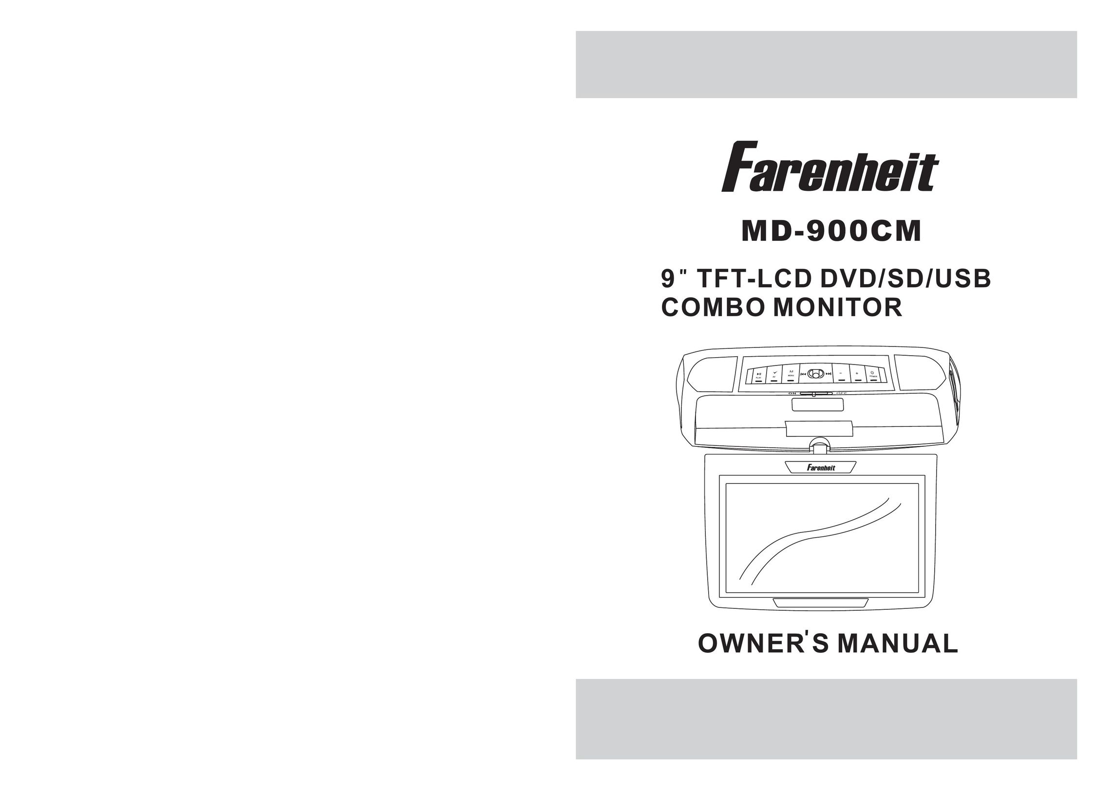 Farenheit Technologies MD-900CM Car Video System User Manual
