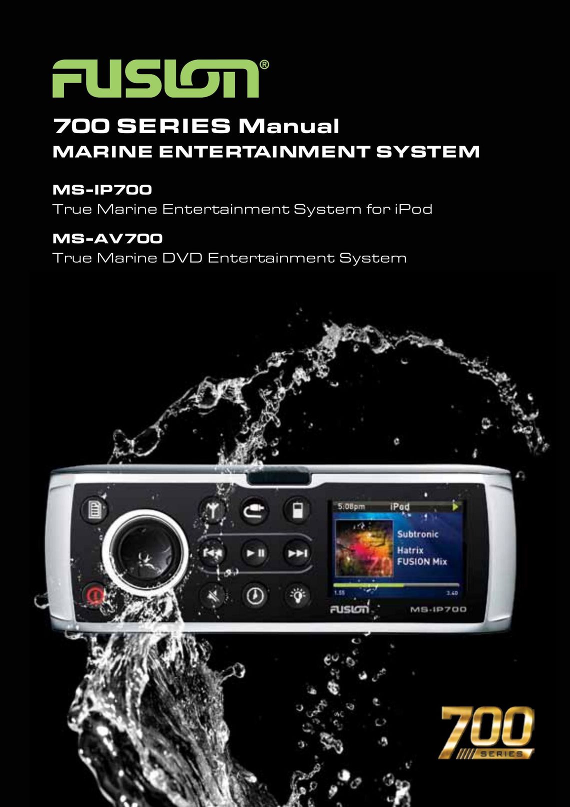 Fusion MS-IP700 Car Video System User Manual