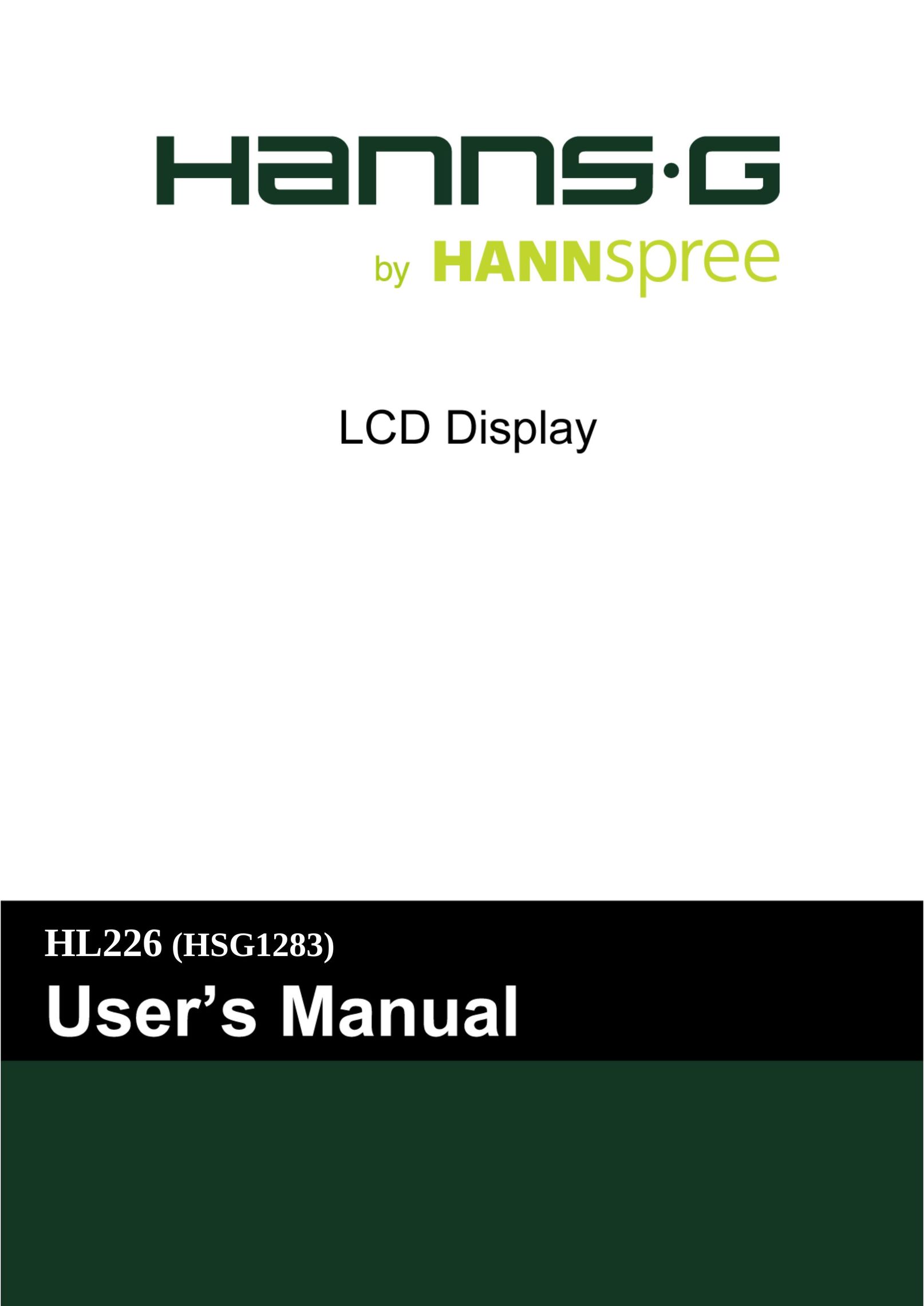 HANNspree HL226 Car Video System User Manual