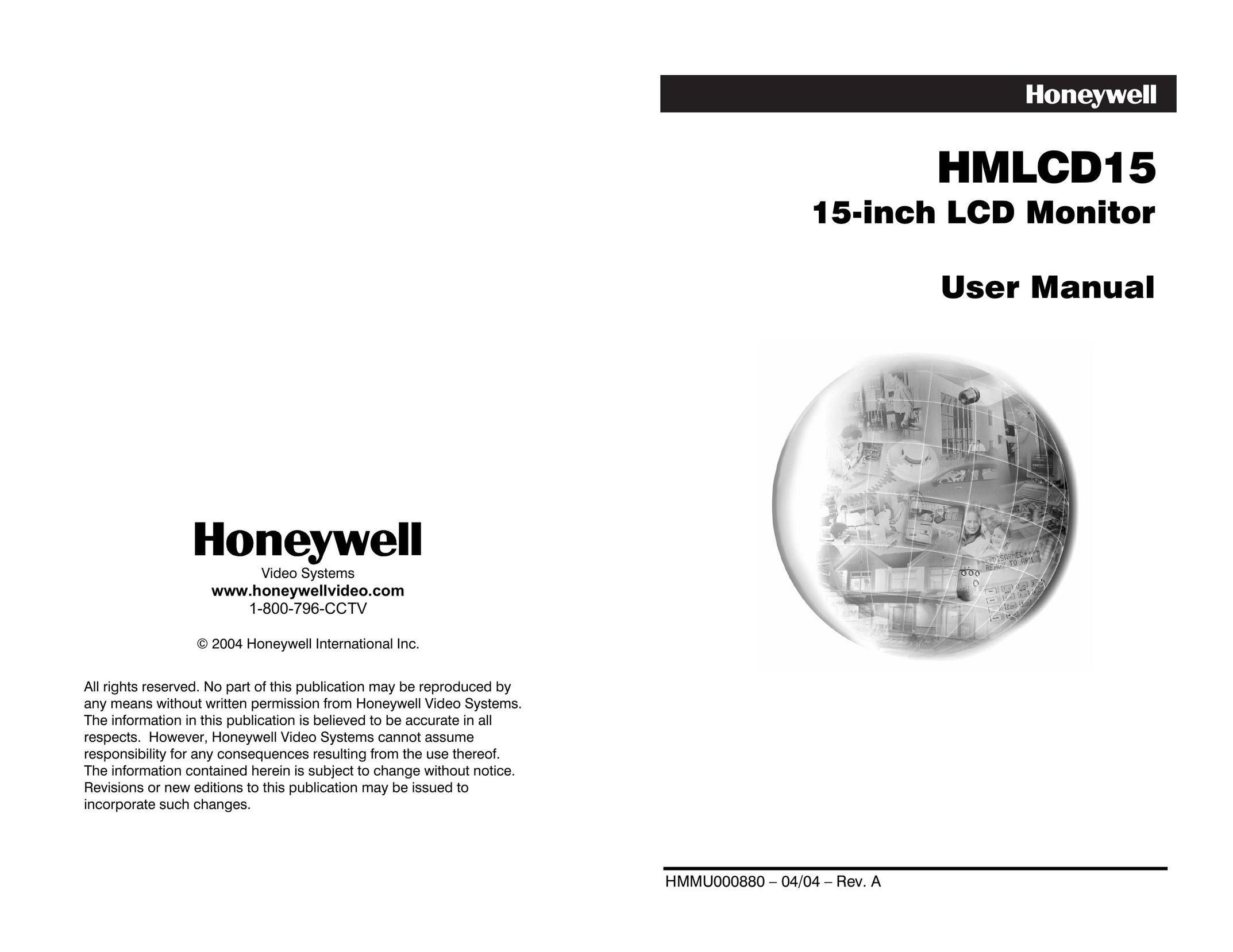 Honeywell HMLCD15 Car Video System User Manual
